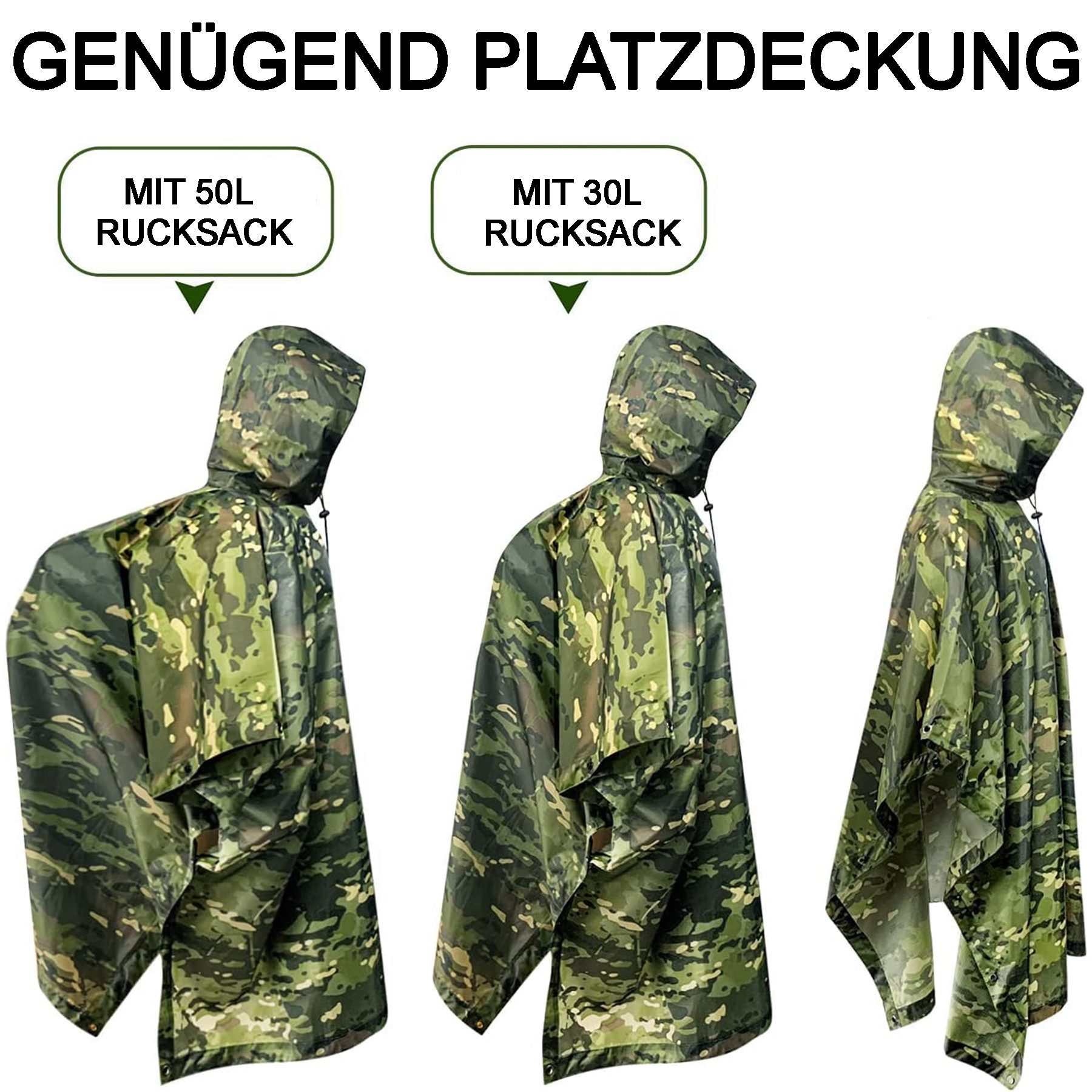 Mutig Regenmantel Leichter Wasserdichter Regenjacken, Atmungsaktiver Regenm günstig online kaufen