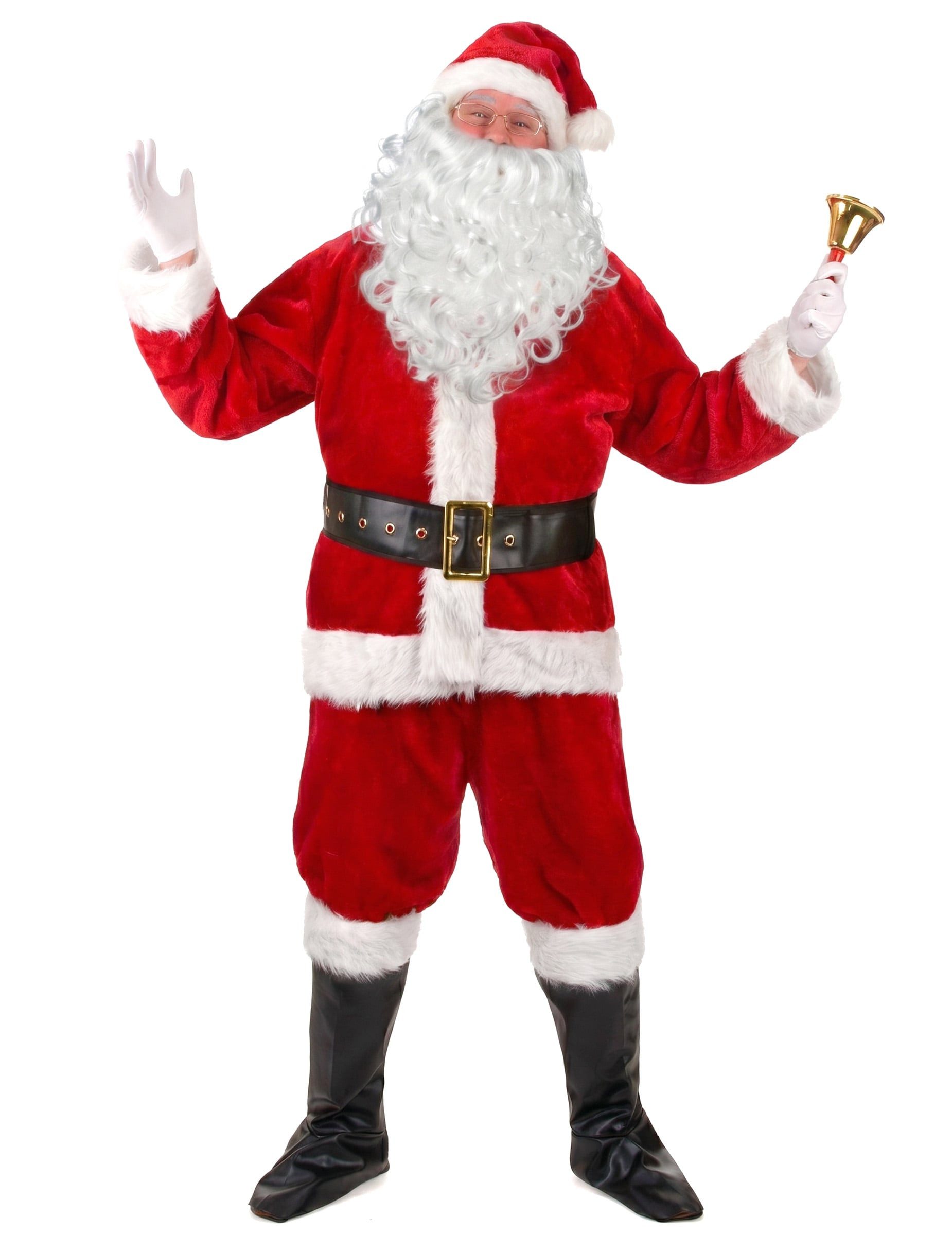 JADEO Kostüm Deluxe Weihnachtsmann Kostüm rot-weiss