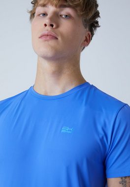 SPORTKIND Funktionsshirt Tennis T-Shirt Rundhals Herren & Jungen kornblumen blau