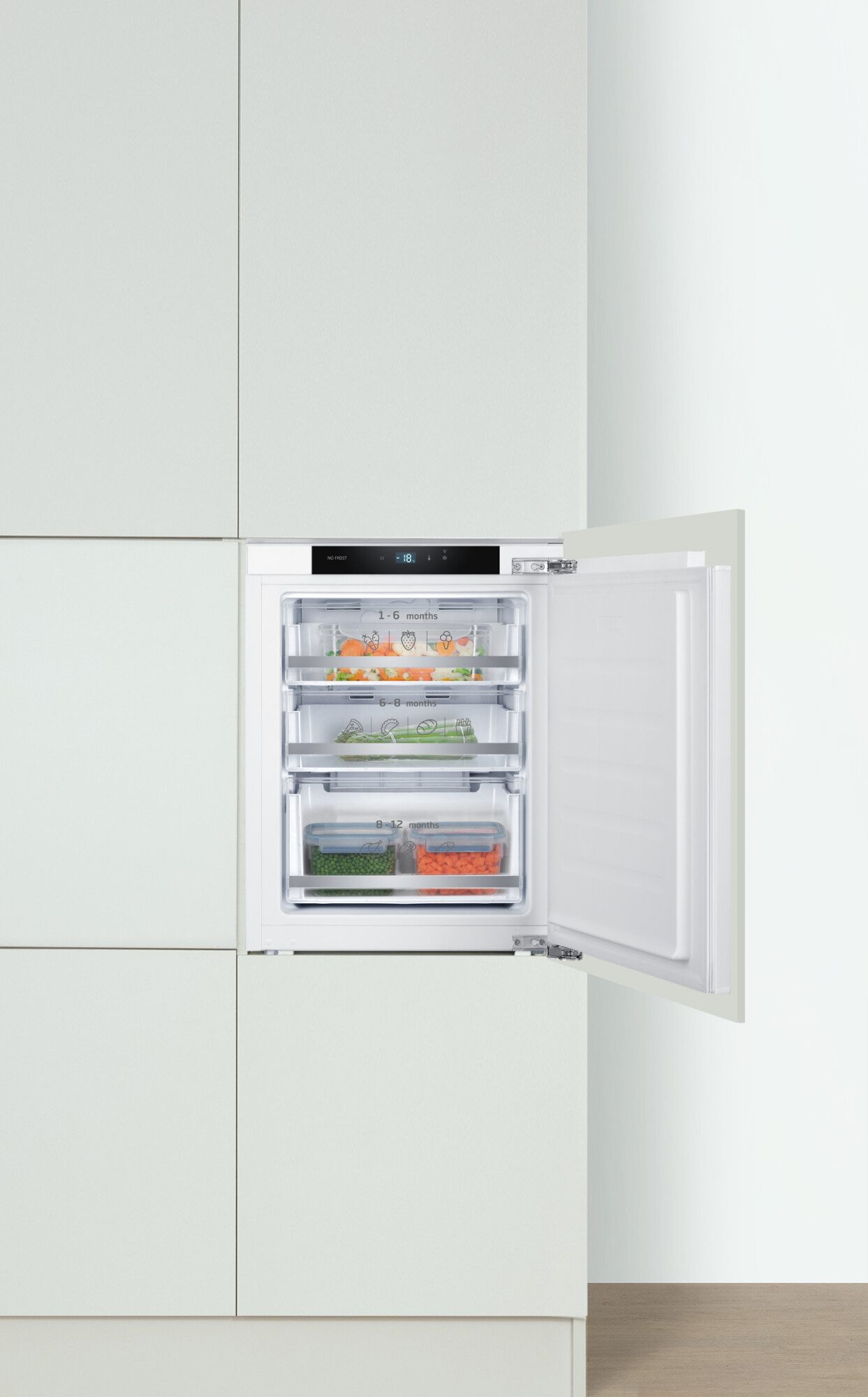 Amica Einbaugefrierschrank EGSX 321 210, 71,2 cm hoch, 55,6 cm breit