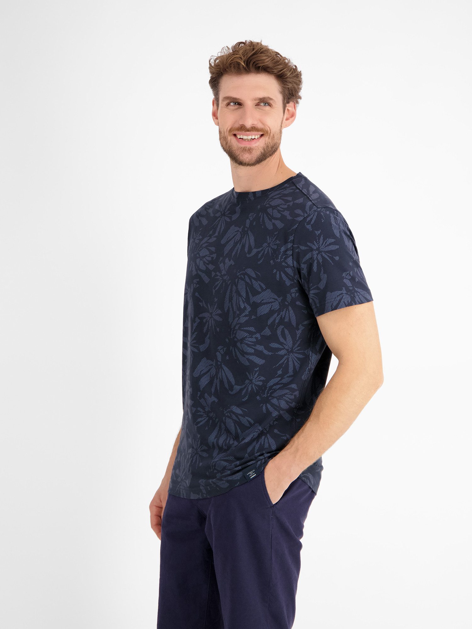 LERROS T-Shirt T-Shirt mit Stretchanteil