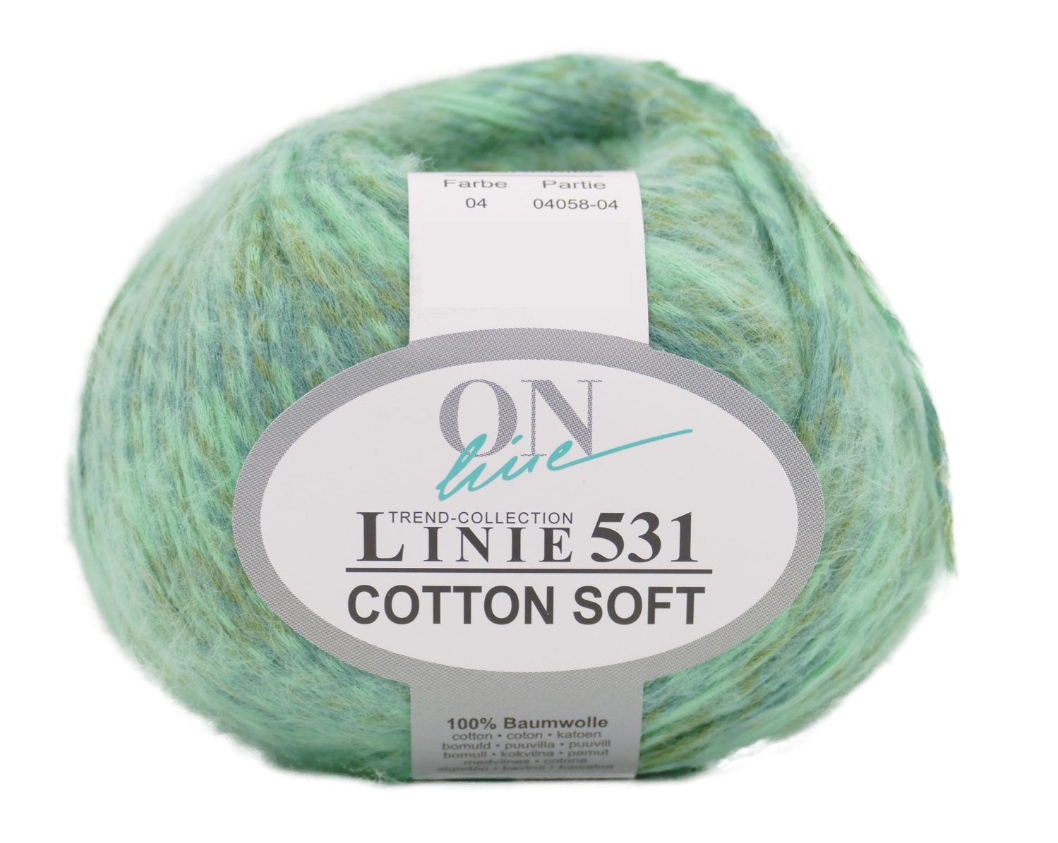 Online Garne Linie 531 Cotton Soft Sommer Wolle zum Stricken und Häkeln Häkelwolle, 165,00 m (Sommerwolle Baumwolle, reines Baumwollgarn, Strickwolle, Strickgarn, Handstrickgarn), 100% Baumwolle