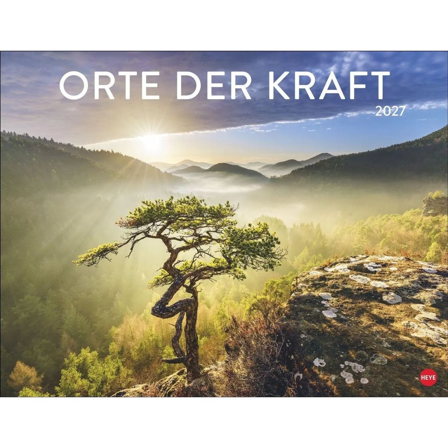 HEYE Wandkalender Orte der Kraft Posterkalender 2027