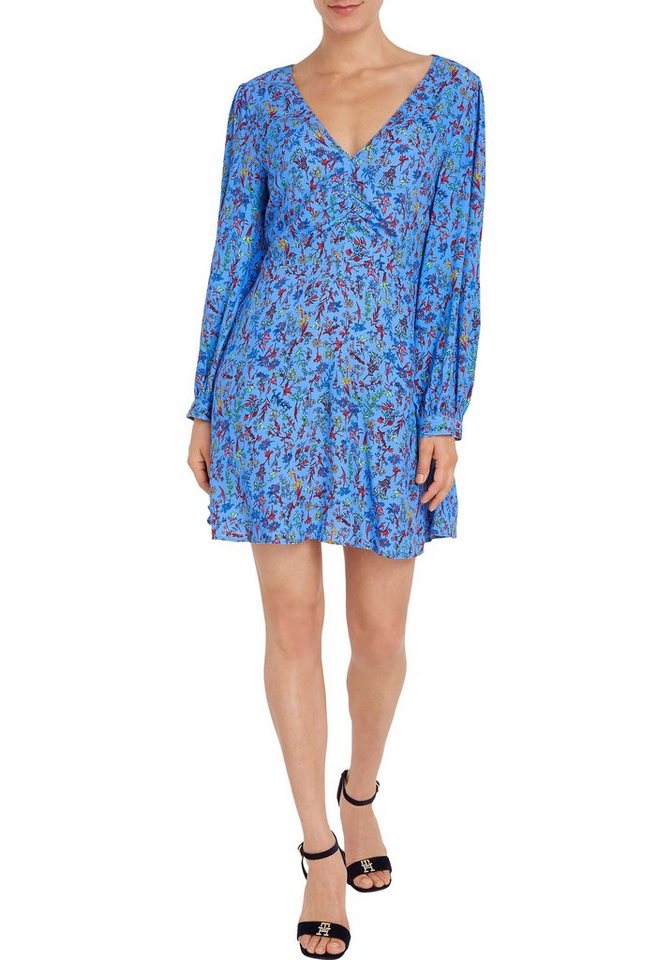 Tommy Hilfiger Shirtkleid VIS FLORAL SHORT DRESS LS in farbenfrohem  Floral-Print