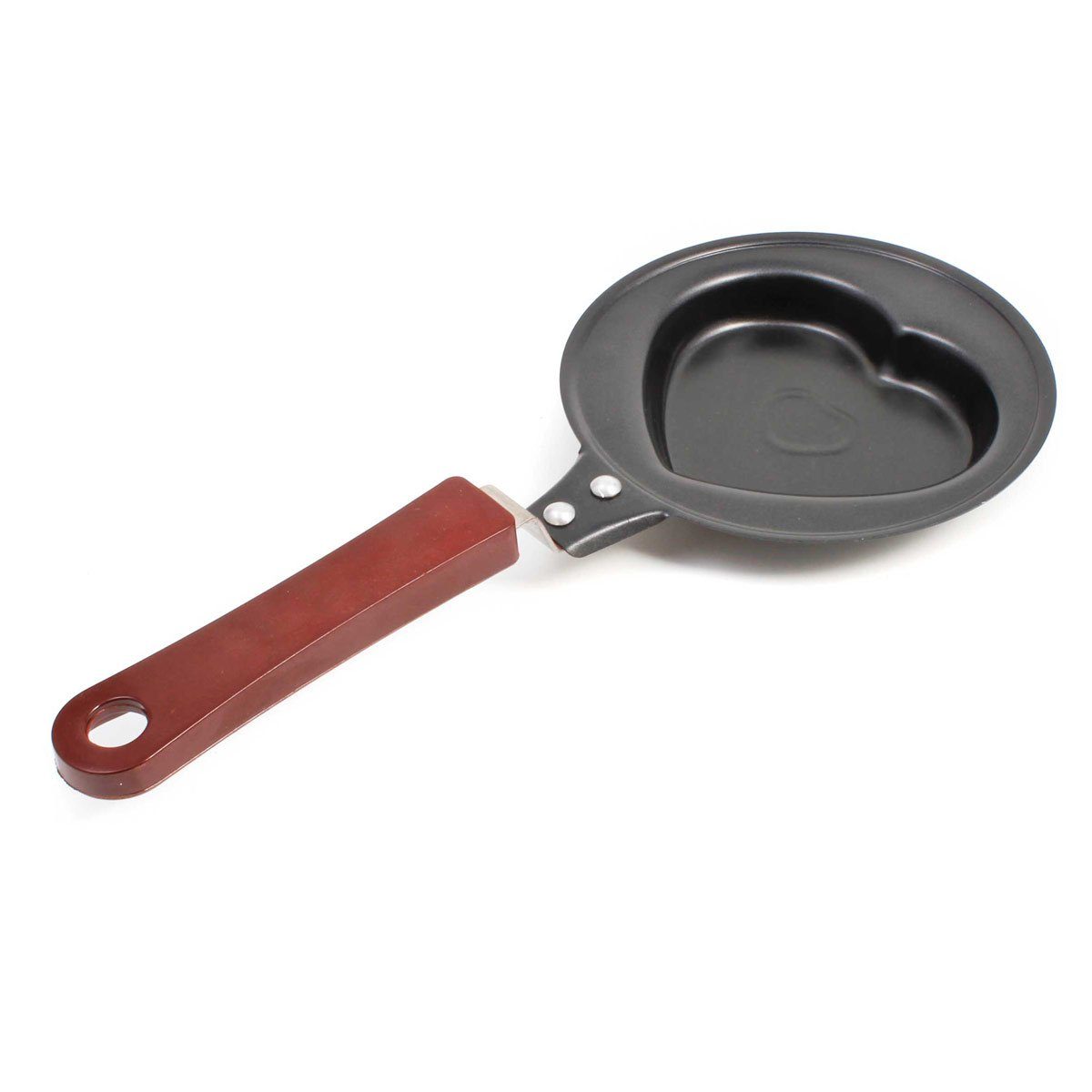Goods+Gadgets Bratpfanne GOODS+GADGETS Bratpfanne Herz - Mini Edelstahl Frühstücks-Pfanne, Edelstahl (Mini Pfanne), Antihaftbeschichtung