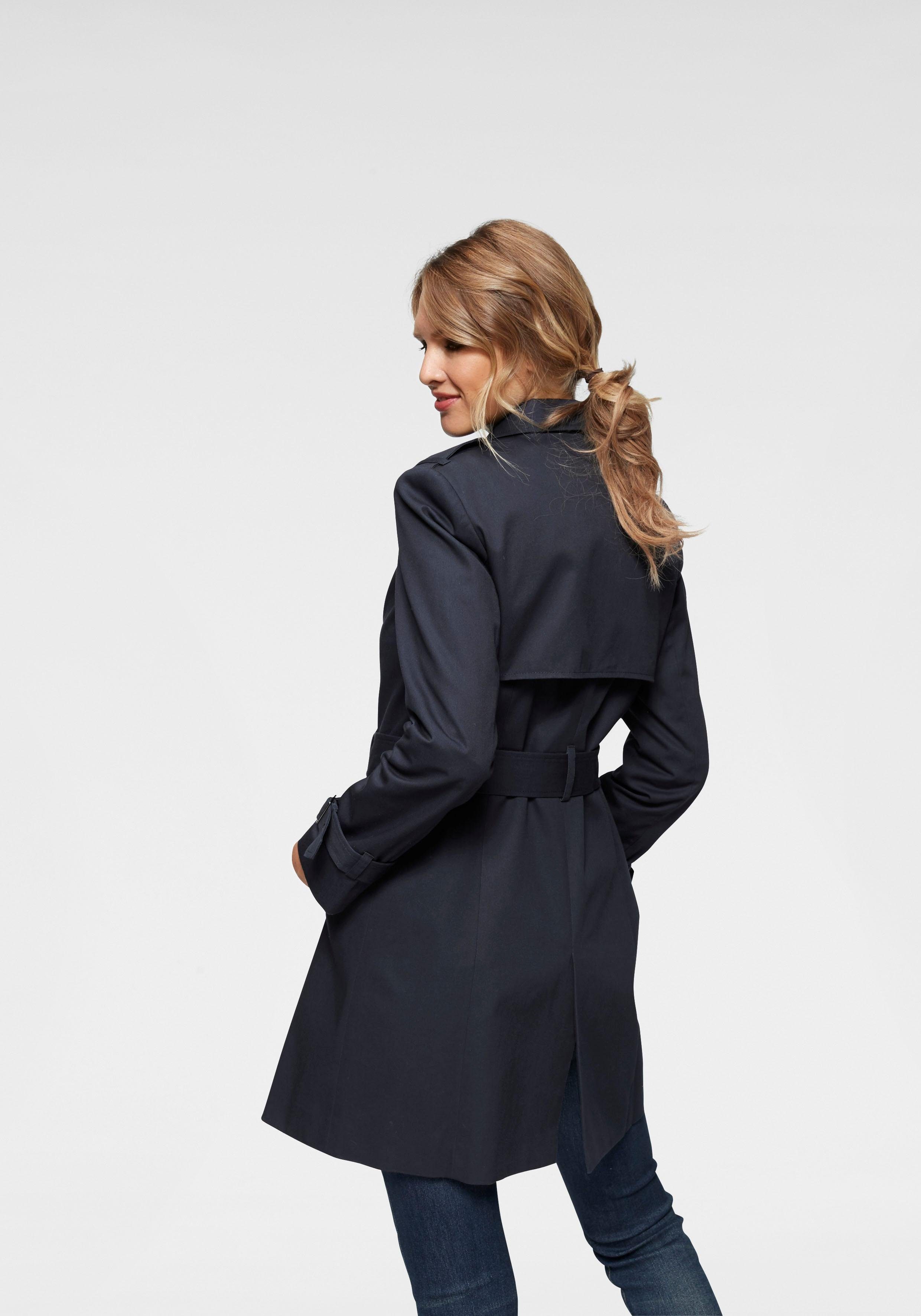 Regulieren Gürtel marine mit Aniston Trenchcoat CASUAL zum