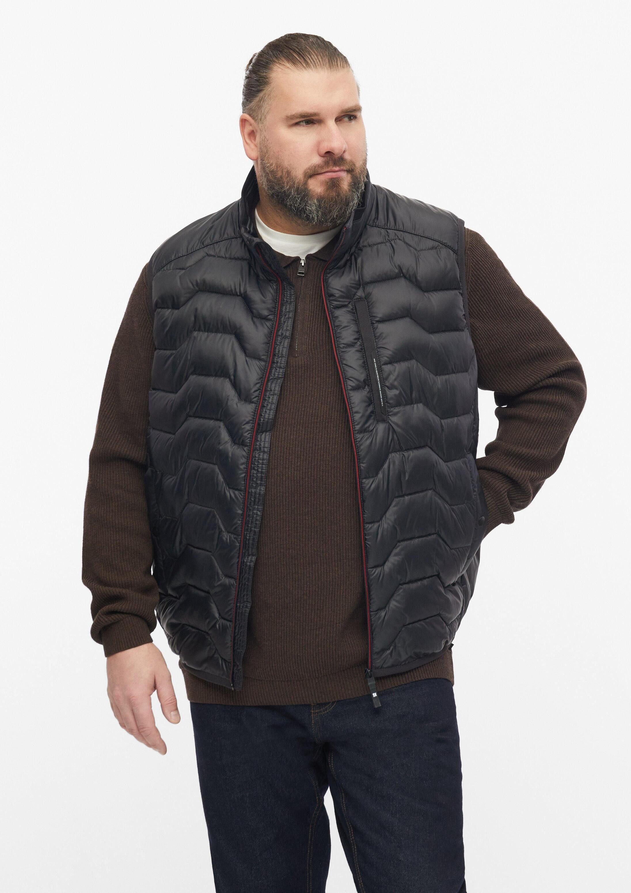 s.Oliver Outdoorjacke Outdoor-Weste Wasserabweisende Steppweste mit sportiven Details