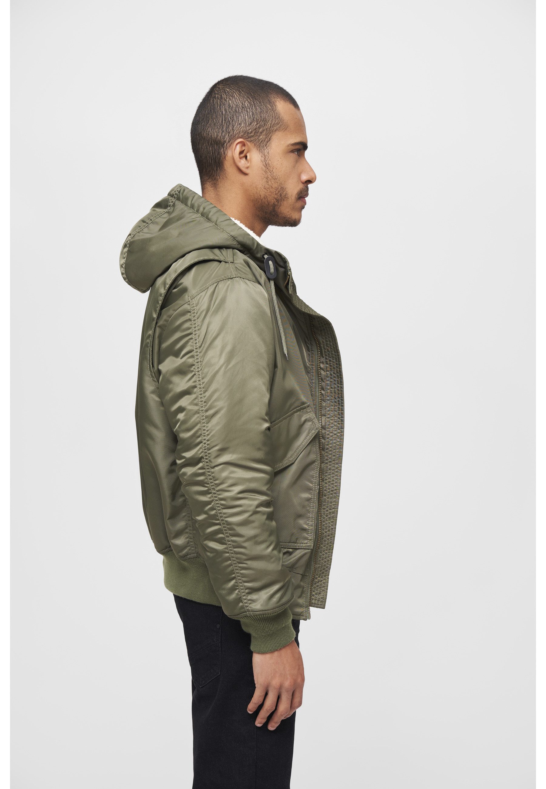 Brandit Bomberjacke Brandit Herren CWU Jacket hooded (1-St)