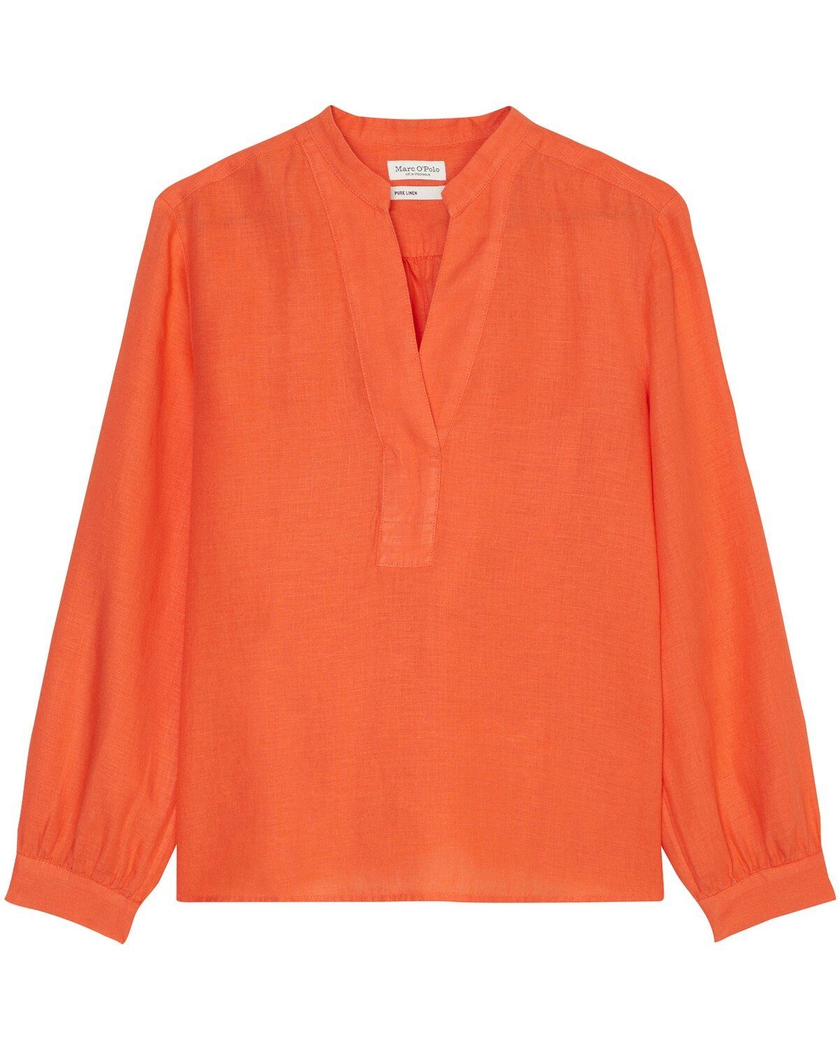 Langarmbluse Leinen-Bluse