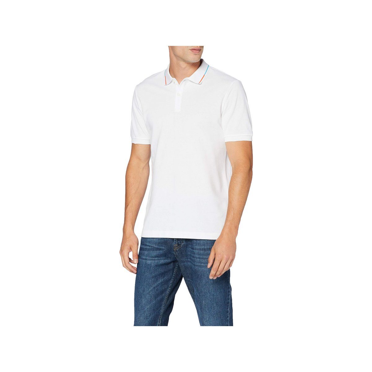 s.Oliver regular weiß Poloshirt fit (1-tlg)