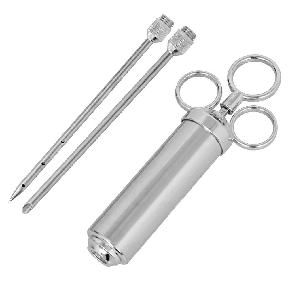 V2Aox Marinierspritze Edelstahl Fleischspritze Marinierspritze Marinadenspritze 60 ml
