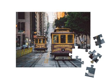 puzzleYOU Puzzle San Francisco Cable Cars, 48 Puzzleteile, puzzleYOU-Kollektionen Straßenbahnen