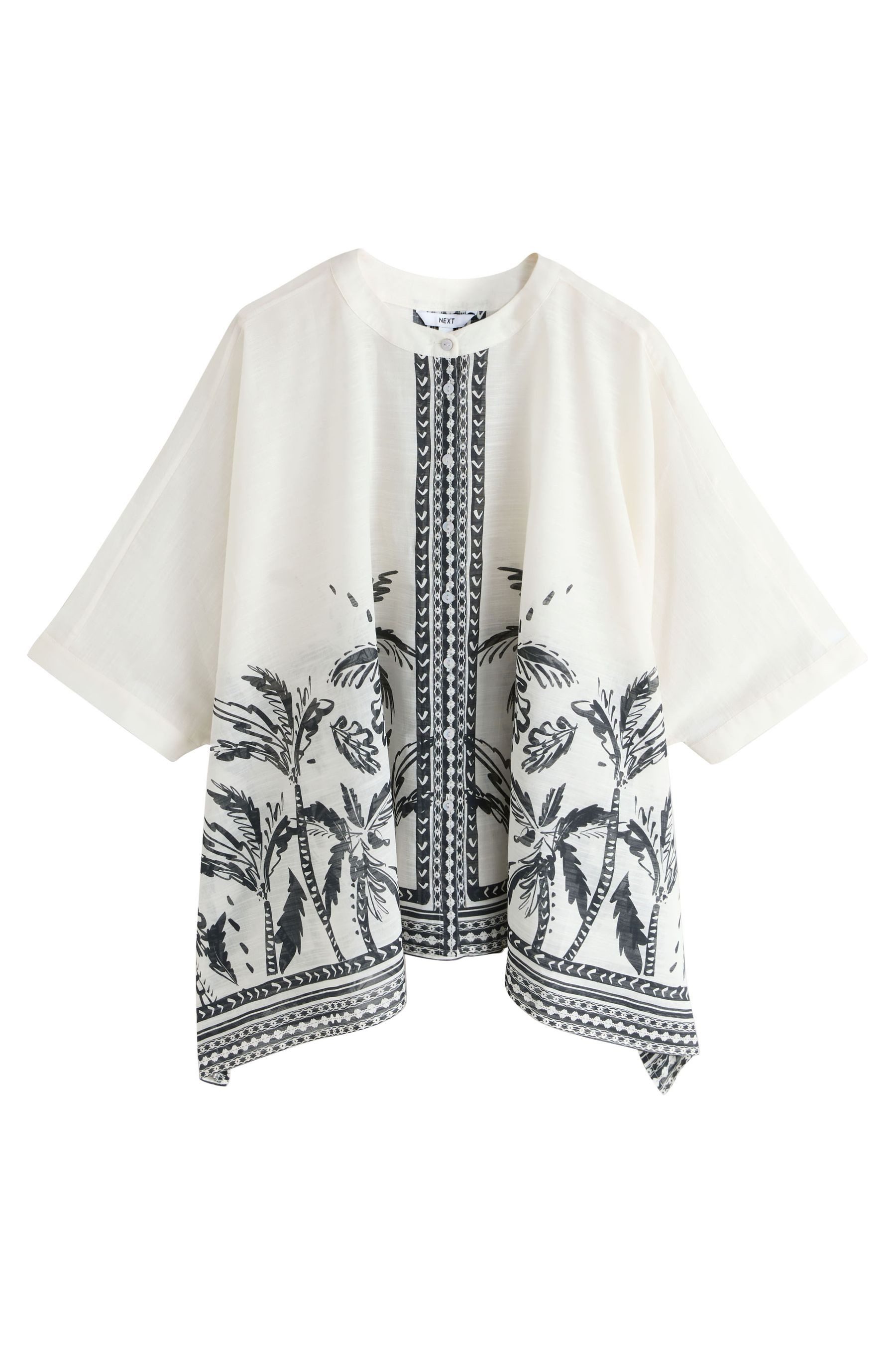 Next Kaftan Kaftanhemd-Cover-up mit Print (1-tlg)