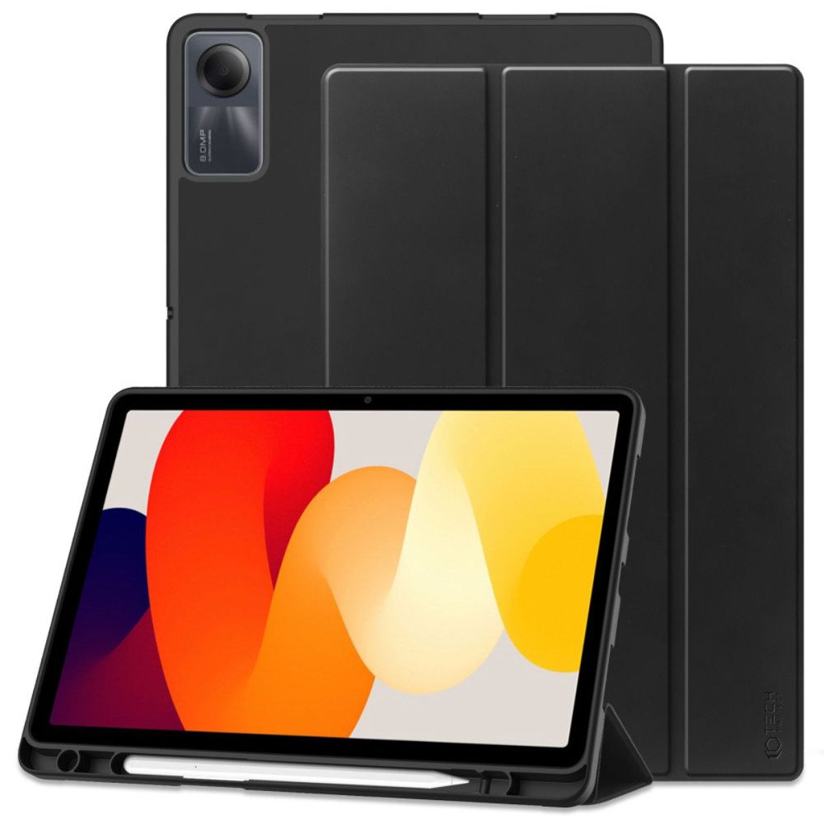 TECH PROTECT Tablet-Hülle für Xiaomi Redmi Pad SE 11 Zoll, Hülle mit Stiftfach und Standfunktion