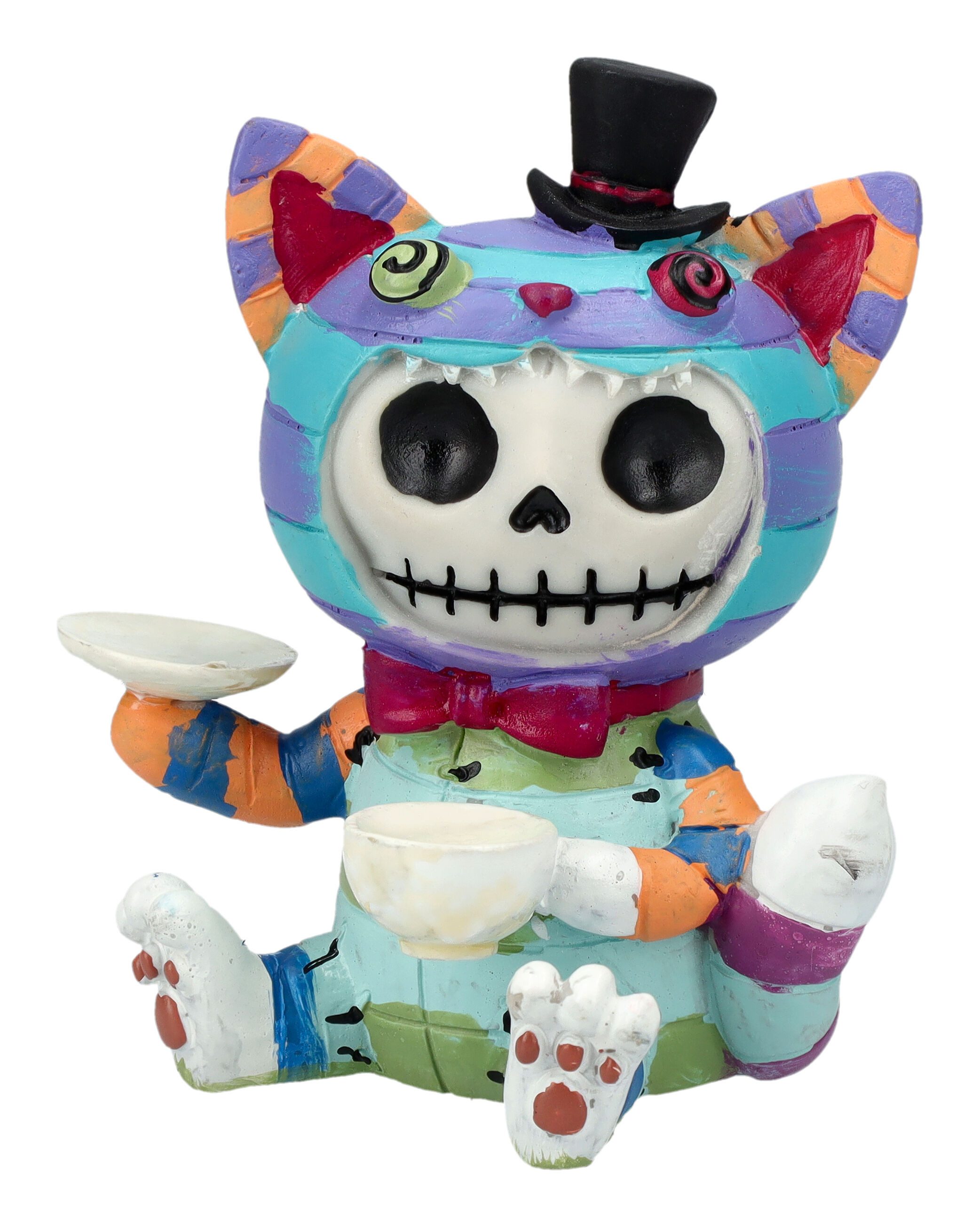 Figuren Shop GmbH Dekofigur Furrybones Figur - Ginsekatze Chesire Cat - Fantasy Gothic Dekofigur