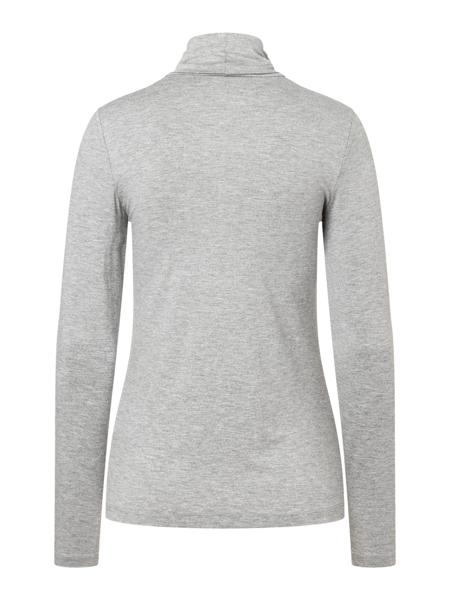 MORE&MORE Longsleeve softes Basic-Rollkragenshirt