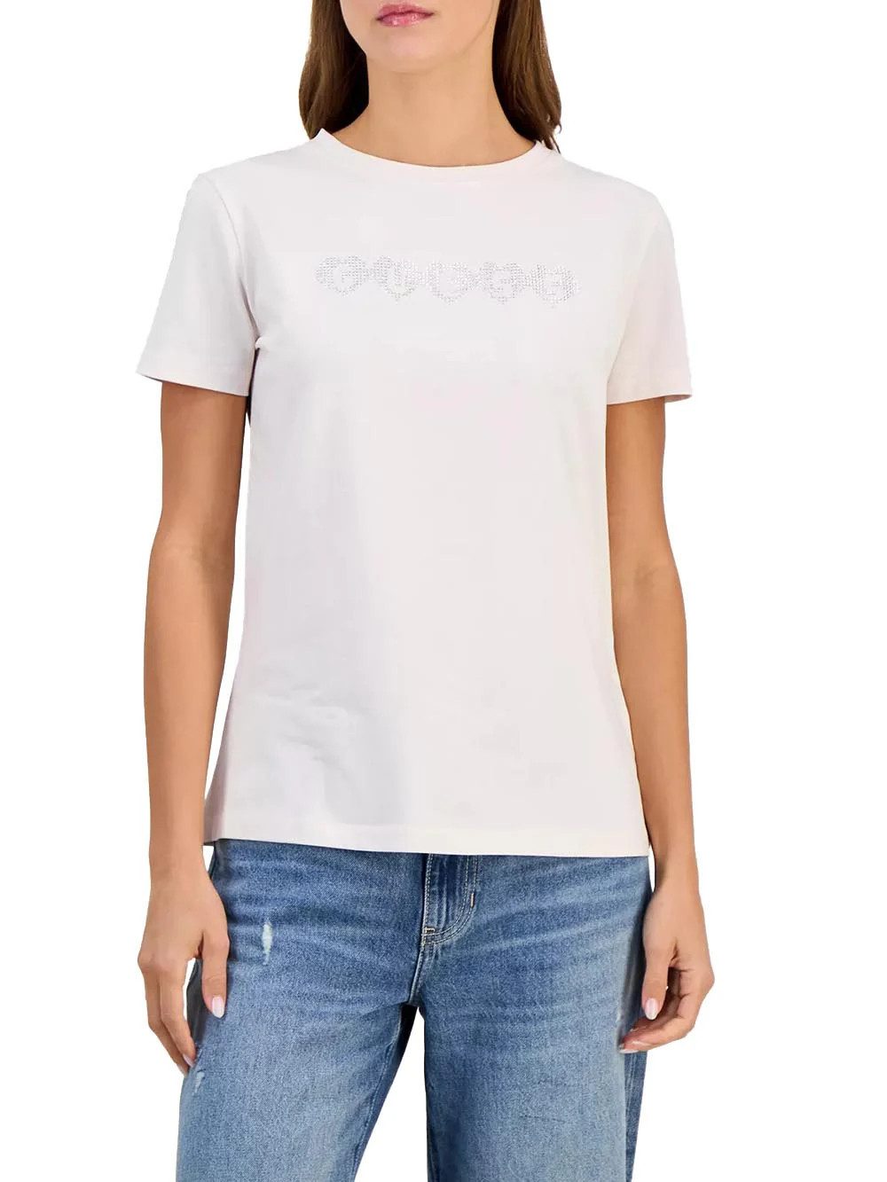 Guess Kurzarmshirt LUNITA CN SS T-SHIRT - Logo Shirt - T-Shirt Damen
