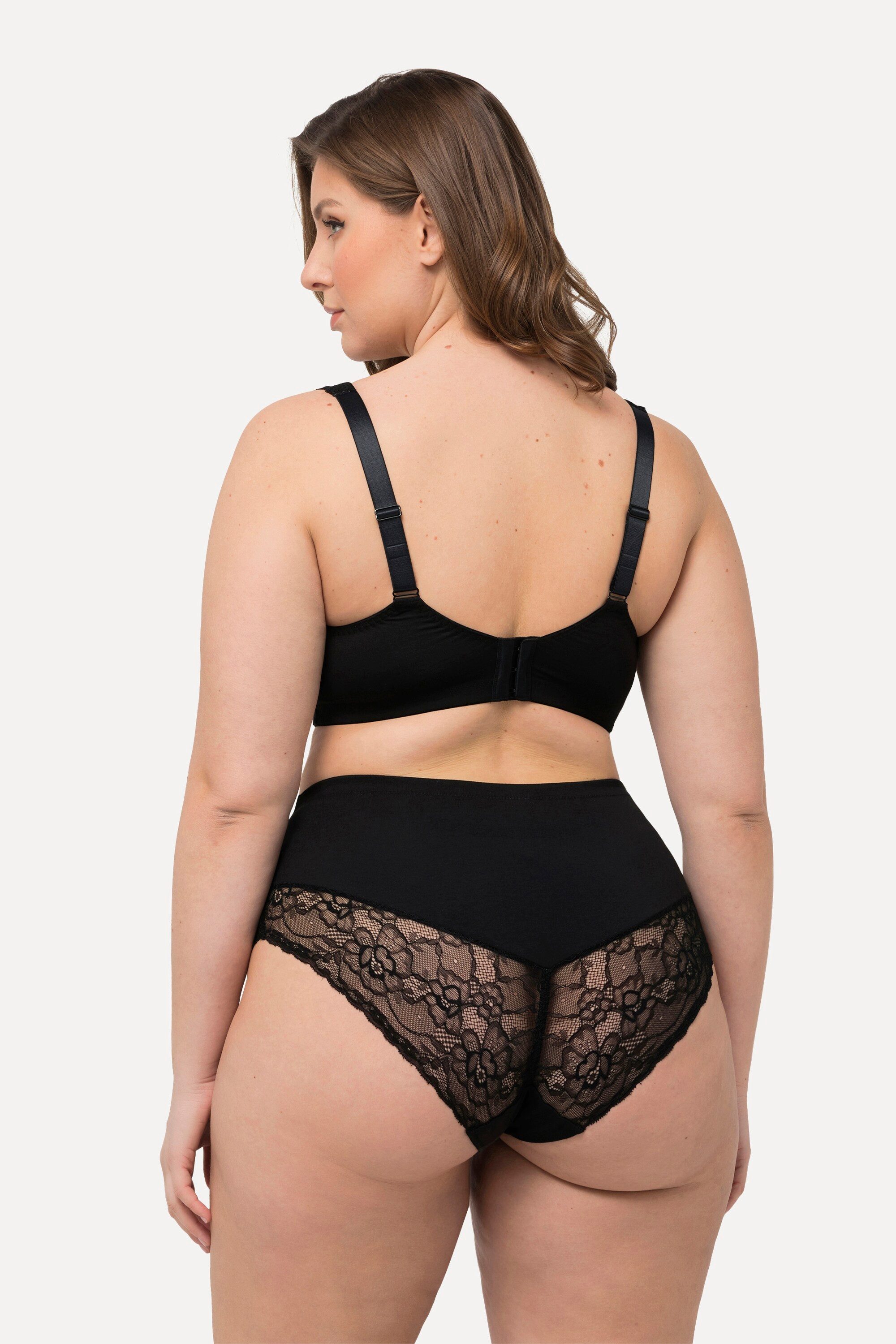 Ulla Popken Soft-BH Soft-BH Spitzendetail ohne Bügel