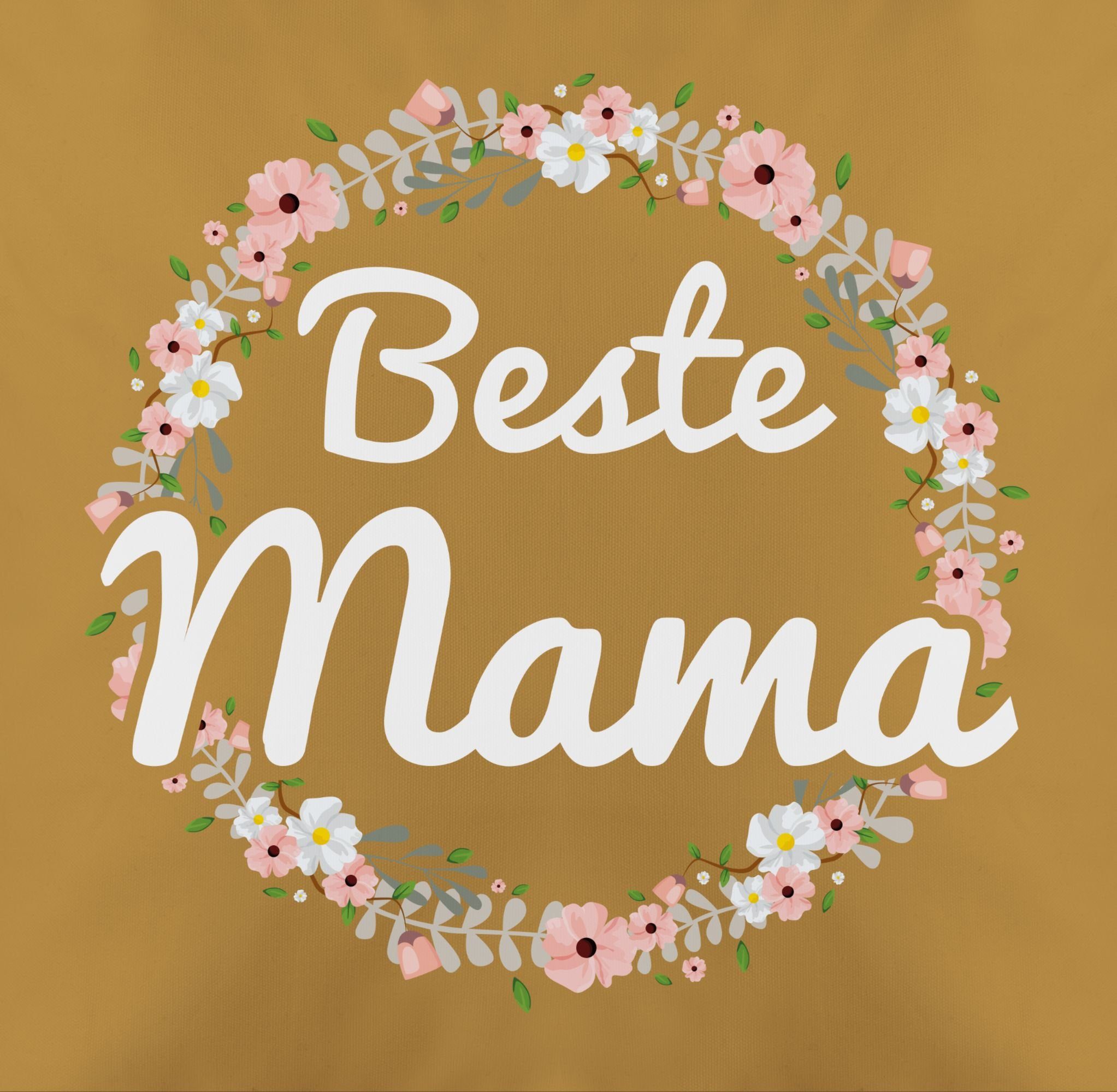 3 Dekokissen Mama I Muttertagsgeschenk Beste Gelb Mutti, Shirtracer Tollste
