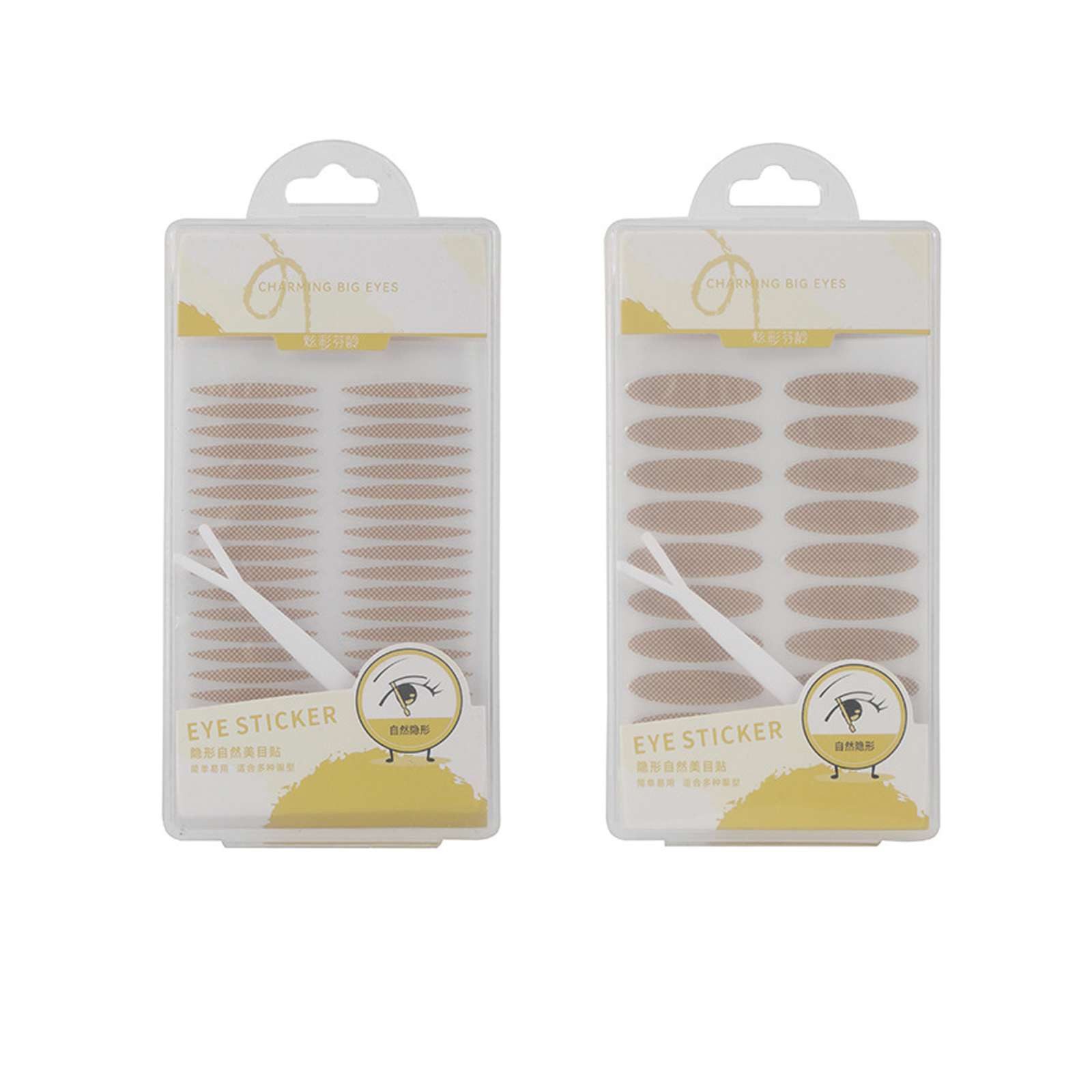 DEBAIJIA Augenlid-Tape 2Pcs Selbstklebend Unsichtbar Doppeltes Augenlidband