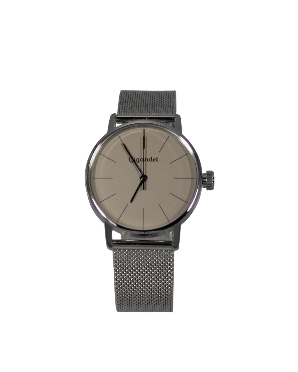 Gigandet Quarzuhr Armbanduhr Damen Quarz Edelstahl Silber Braun G43-027