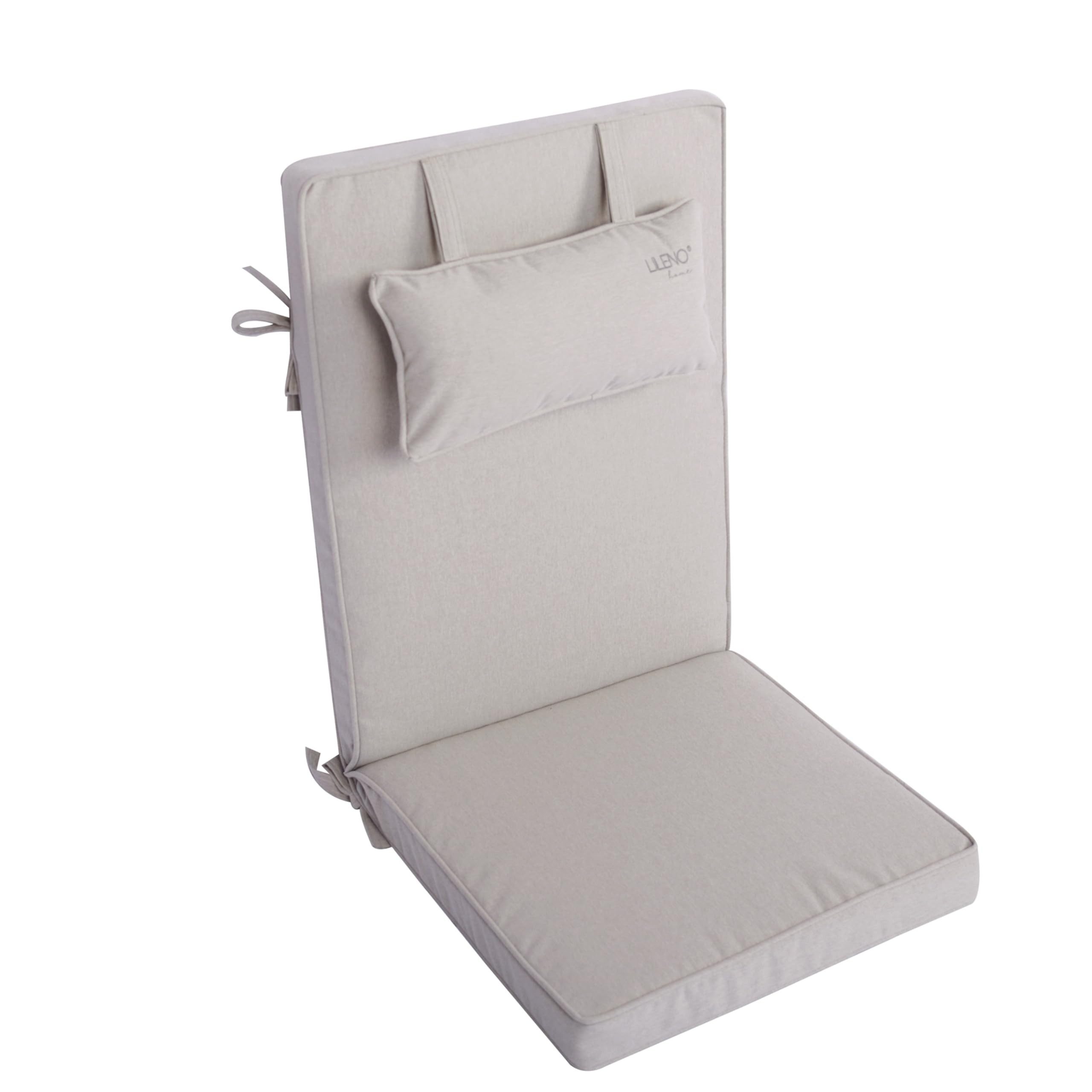 LILENO HOME Hochlehnerauflage mit Kopfkissen, bequeme günstig online kaufen