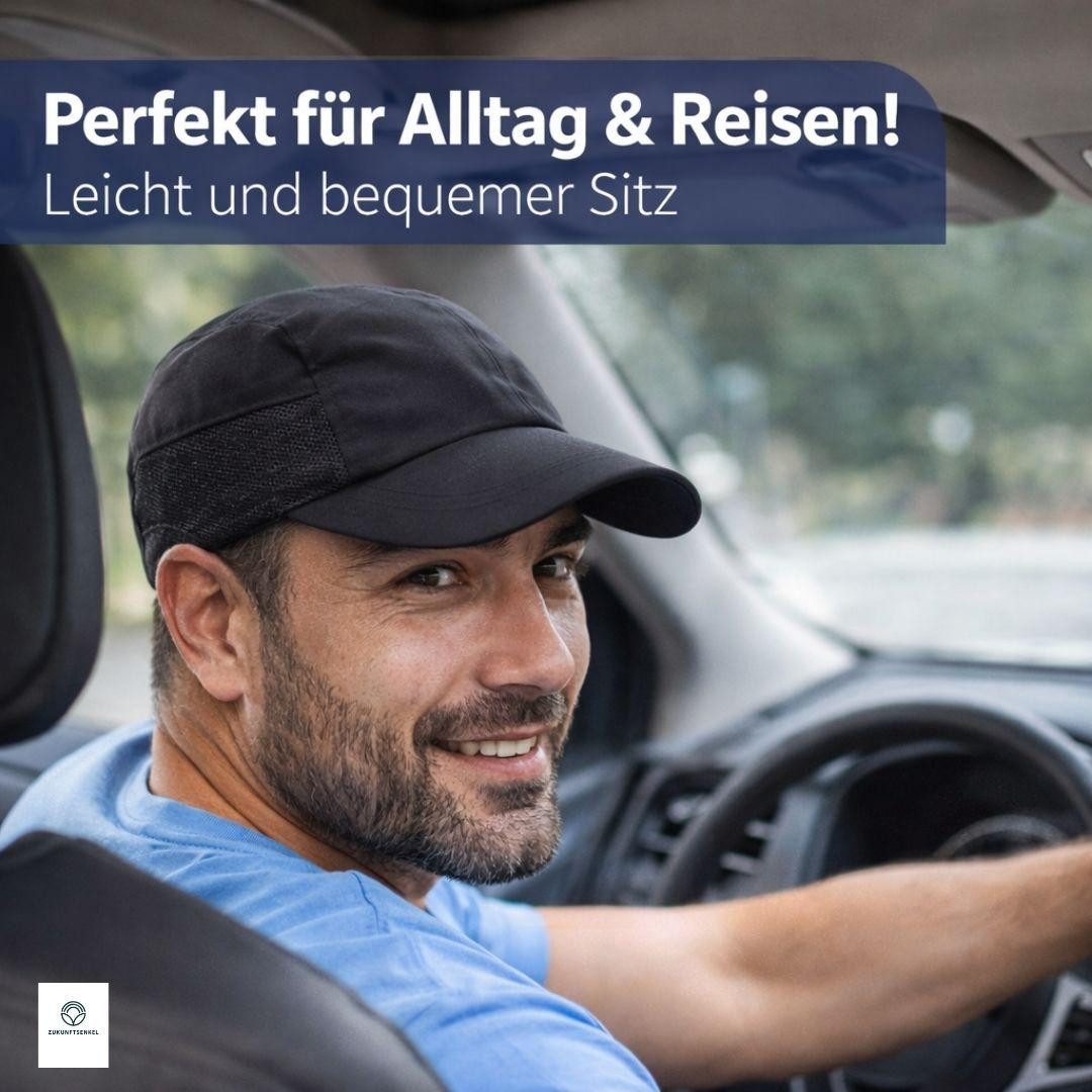 ZUKUNFTSENKEL Baseball Cap Outdoor Kappe Unisex Leicht & Atmungsaktiv mit Netz-Einsätzen (Sommer Basecap Herren & Damen) Laufkappe Sportkappe Schirmmütze – Bild 4 von 5