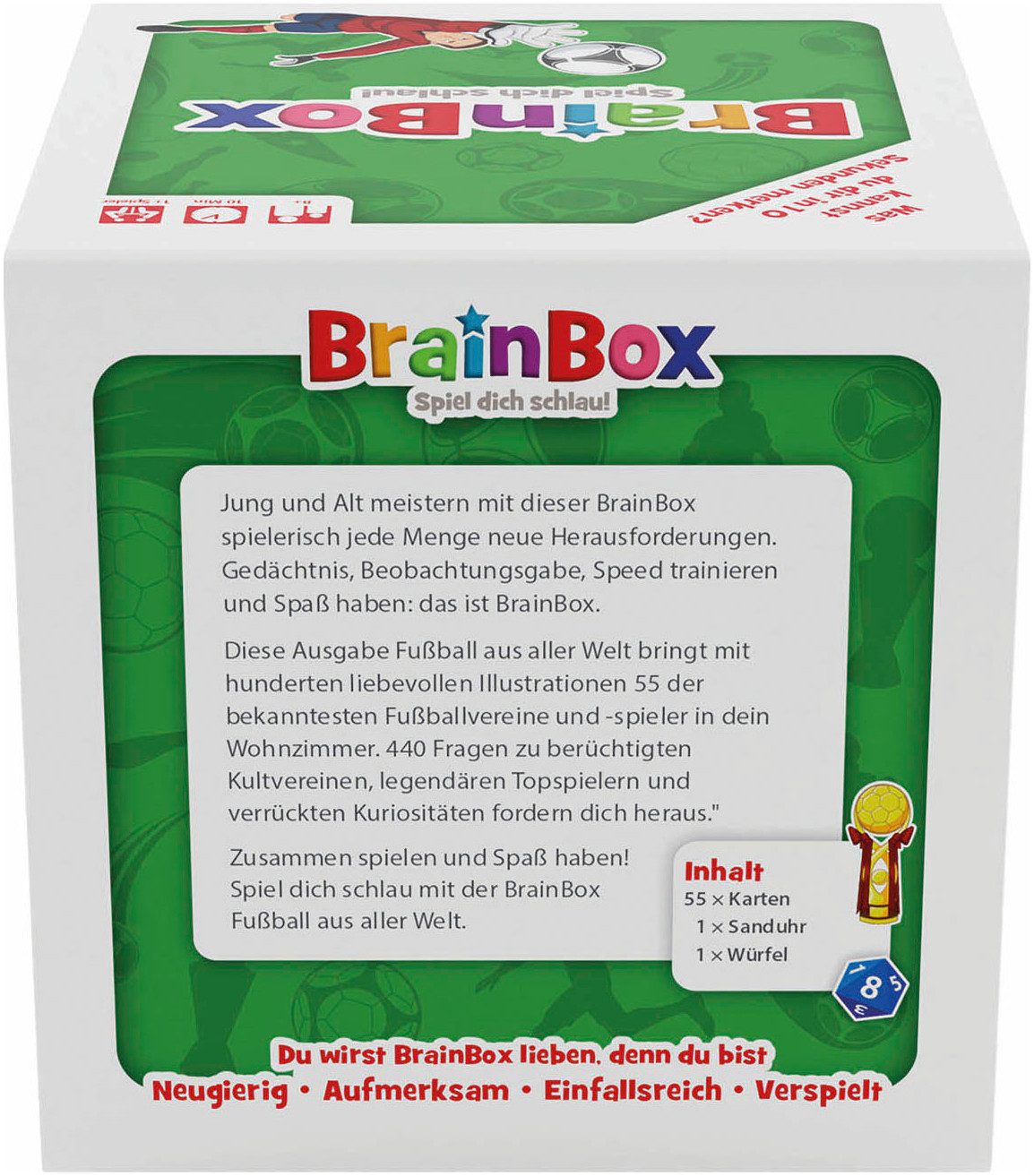 BrainBox Spiel Welt des Fussballs, Lernspiel