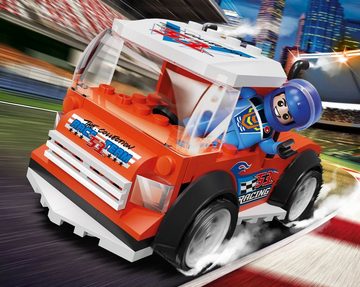 Blocki Konstruktions-Spielset BLOCKI LKW Lastkraftwagen Truck Schlepper Bausatz Spielzeug 109 Teile