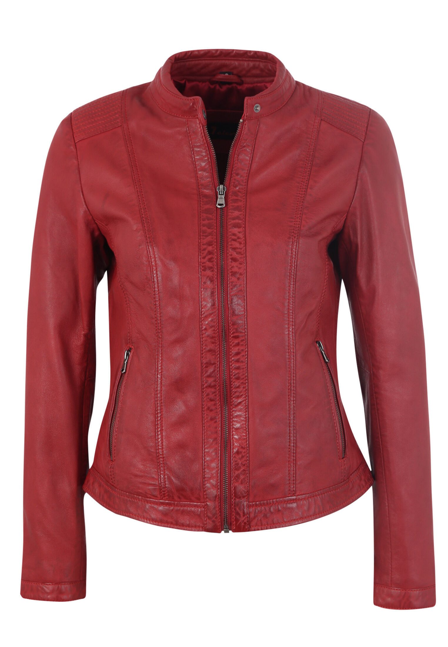 7eleven Lederjacke URSULA (1-St) mit Stehkragen günstig online kaufen