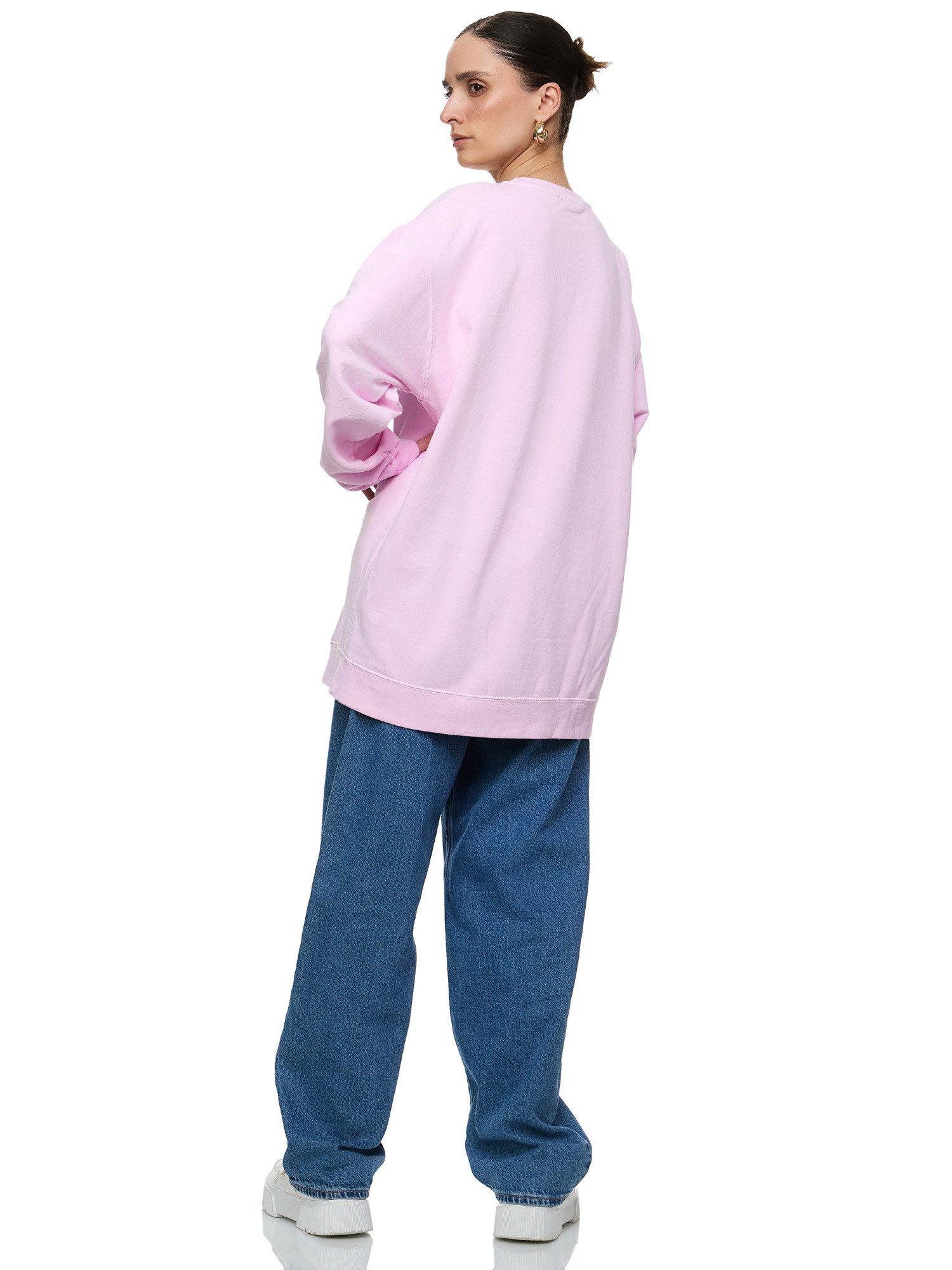 Worldclassca Sweatshirt Worldclassca Oversized Sweatshirt Print Steawberry Langarm Pullover PRINT - STRAWBERRY - ERDBEERE - ACTIVE LIFESTYLE