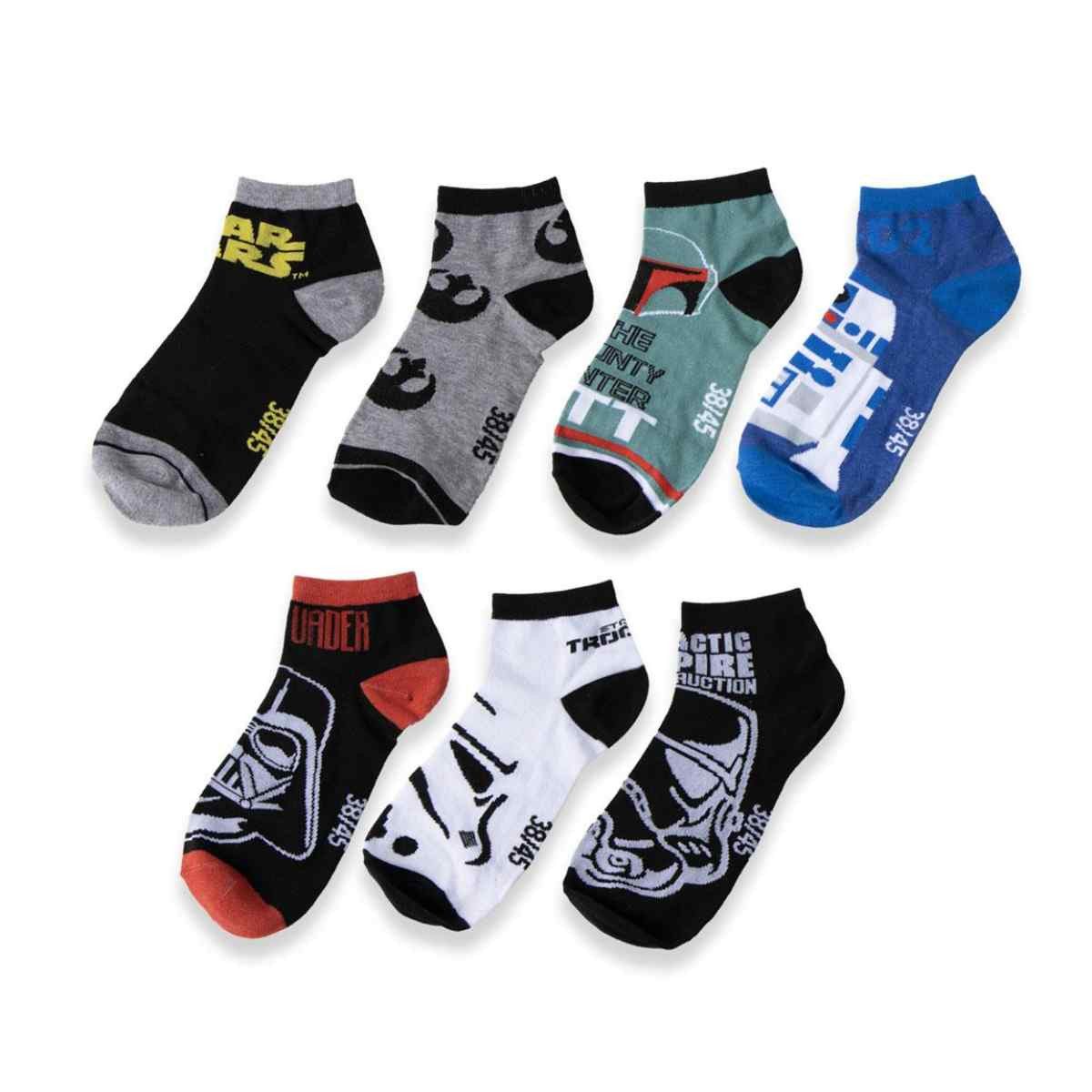 Star Wars Sportsocken Erwachsene Socken 12er Pack Lifestyle Design Größe 38-45 (12-Paar)