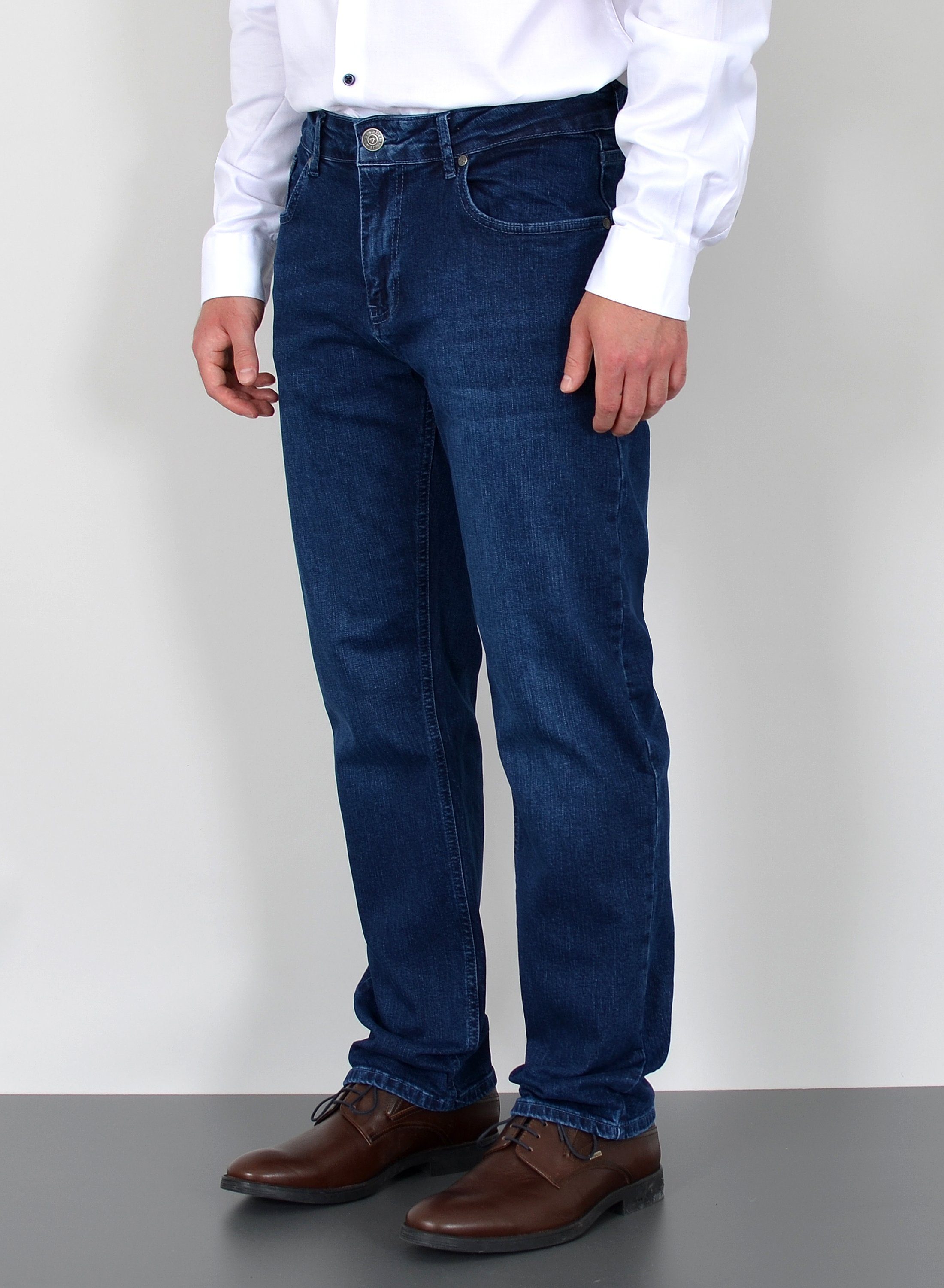 ADAM JEANS Straight-Jeans Herren Jeans Straight Hose Stretch Regular Fit Je günstig online kaufen