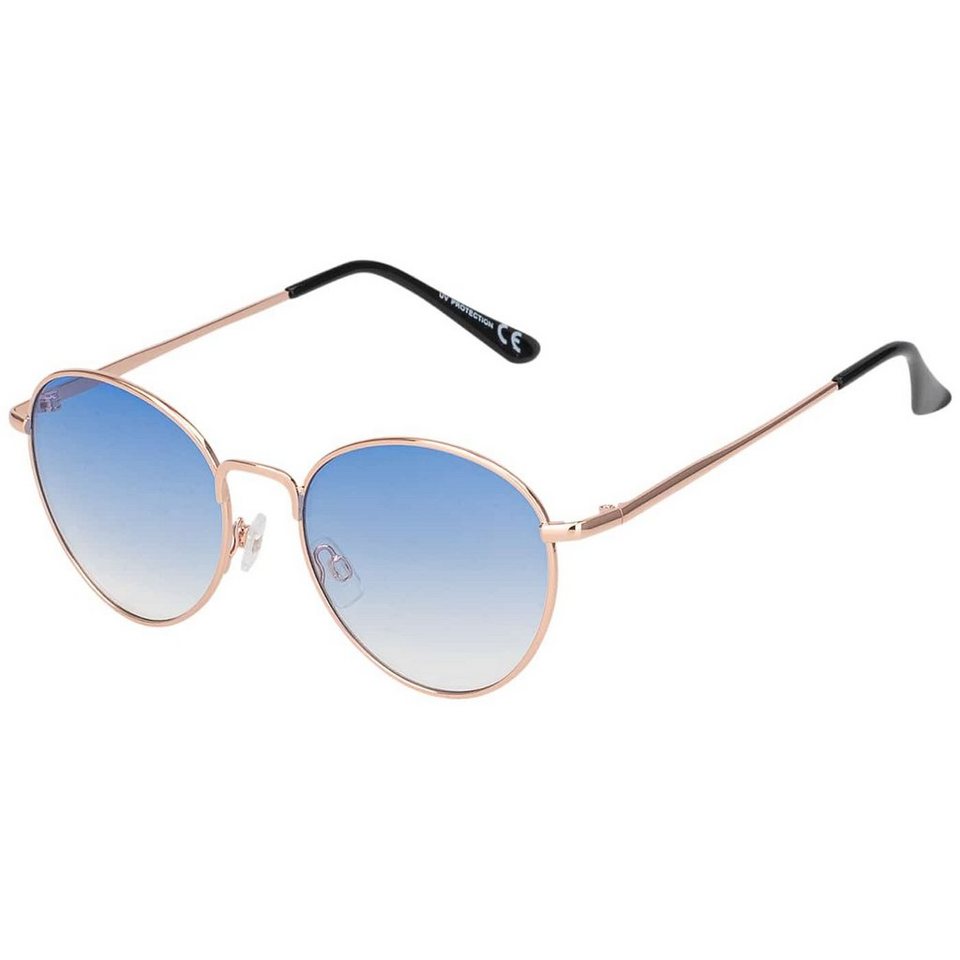 BEZLIT Eyewear Pilotenbrille Rund Form Designer Damen Sonnenbrille (1-St)  mit blau, rosa, grün, braun oder schwarzen Linsen