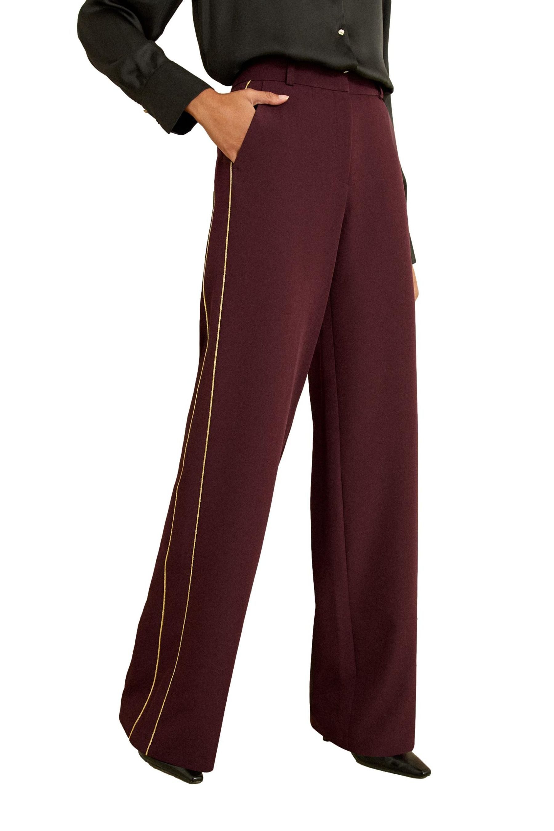 Love & Roses Palazzohose Love & Roses Hose mit weitem Bein, Petite (1-tlg)