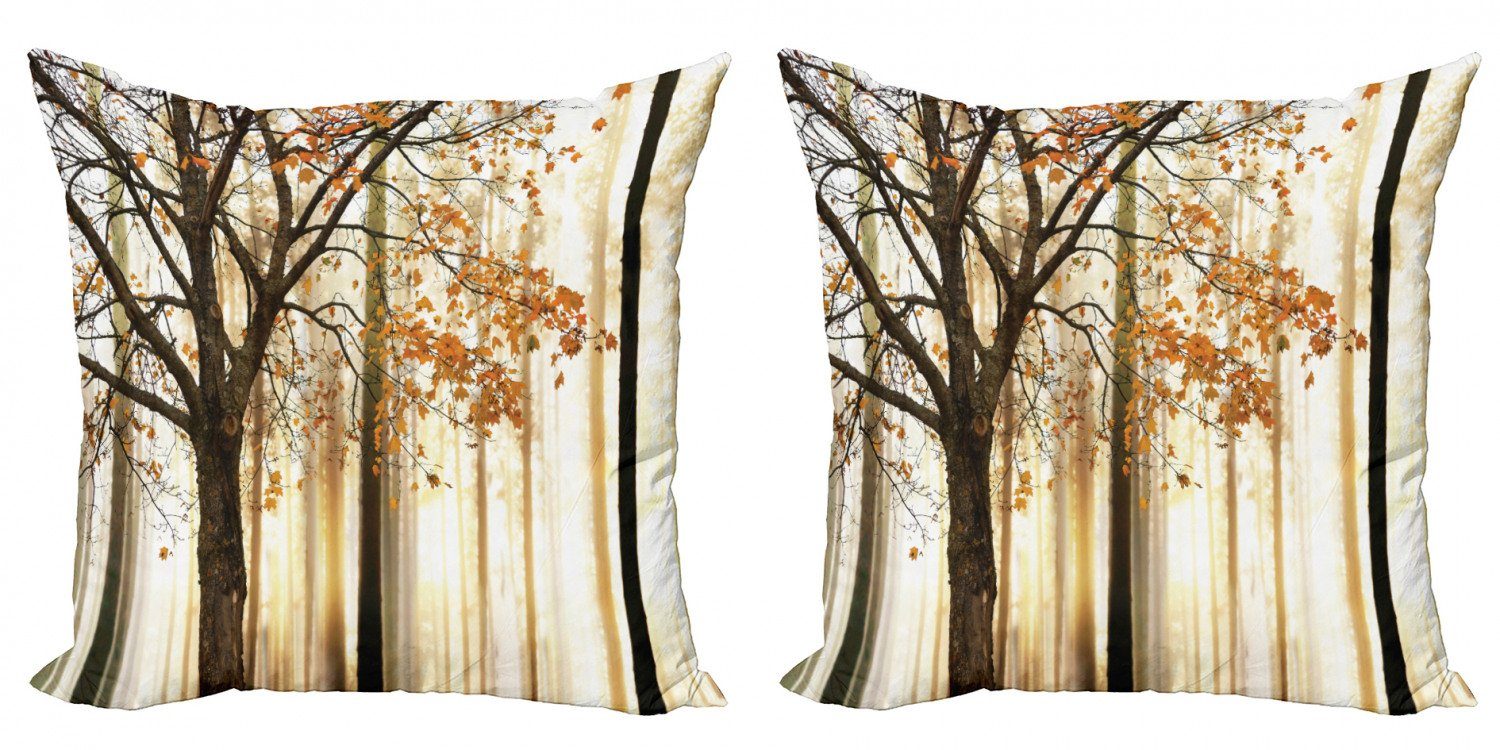 Kissenbezüge Modern Accent Digitaldruck, der Herbst Stück), Zusammenfassung Baum in (2 Abakuhaus Doppelseitiger Woods