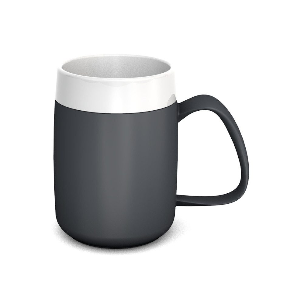 Ornamin Schnabelbecher Becher mit Doppelwand, Warmhaltebecher l Trinkhilfe l Ergonomischer Henkel l Alltagshilfe