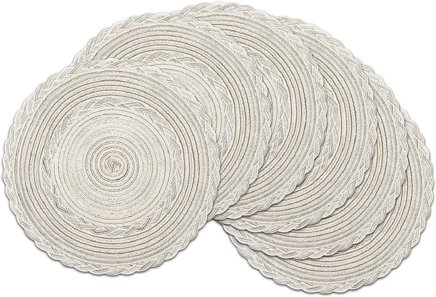 BYSURE Platzset, (6-St), 6er Set Runde günstig online kaufen