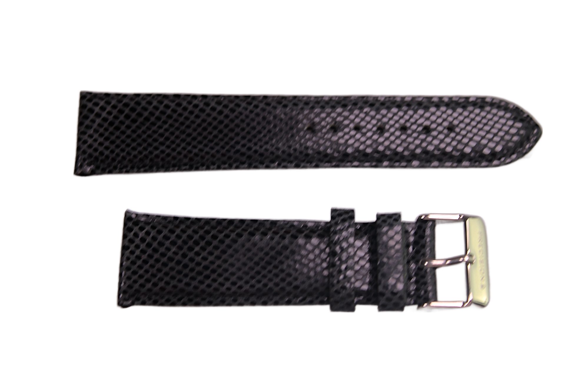 Eichmüller Uhrenring Uhrenband Echsenlederoptik 22 mm, (2-tlg), Echt Leder