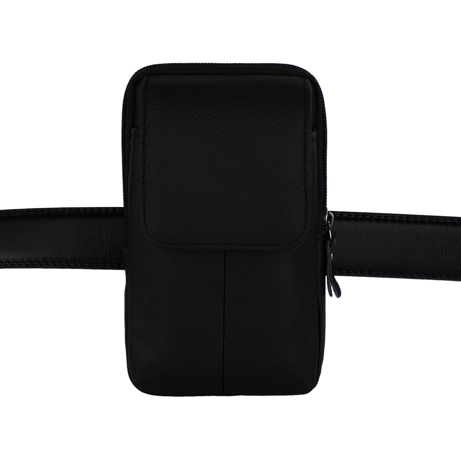MIRROSI Handytasche Herren Kleine Umhängetasche aus Echtleder, Mini Handytasche mit Gürtelschlaufe Handy Tasche