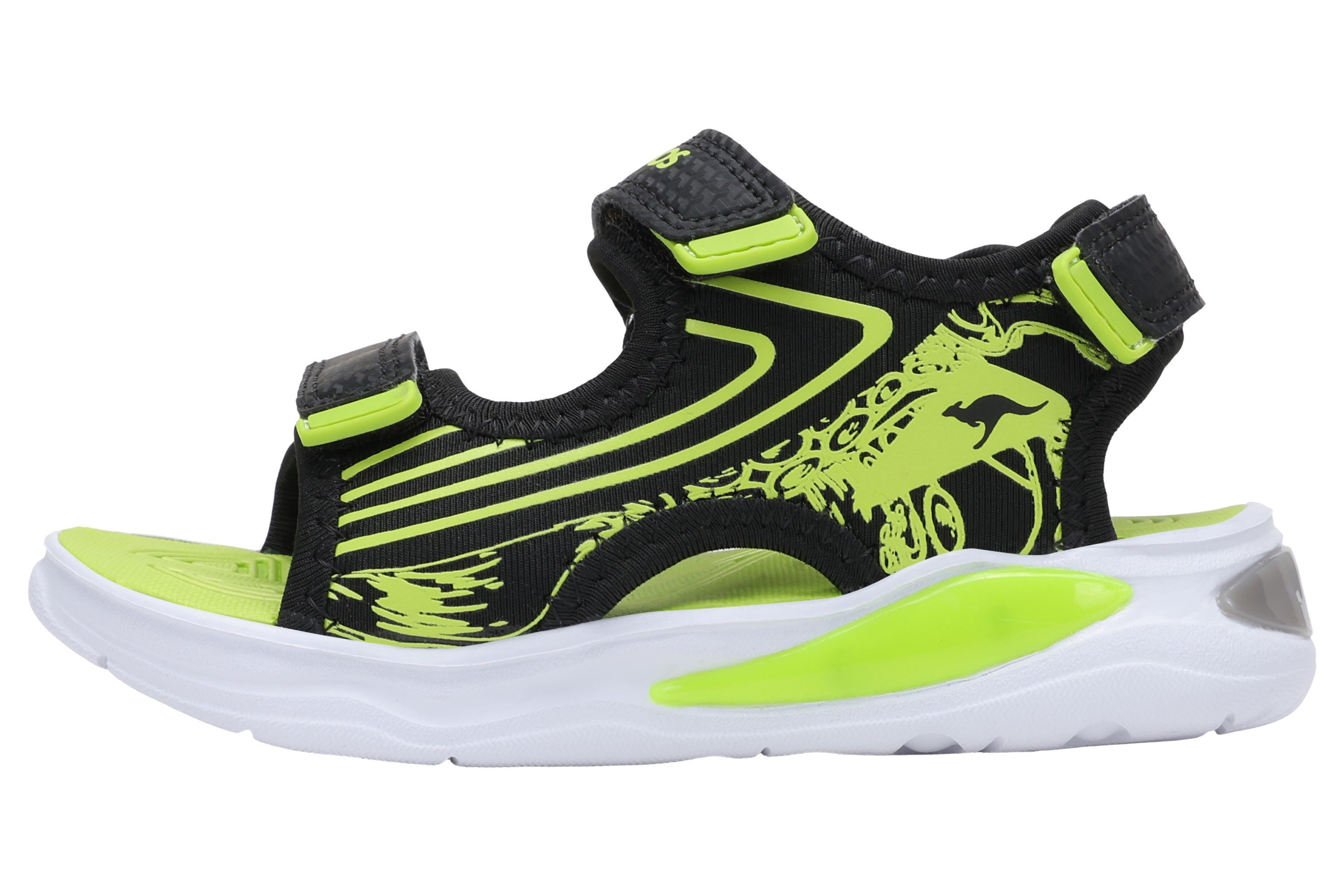 KangaROOS K-SLS GOBLIN Sandale für Alltag, mit Blinkfunktion, mit Klettverschluss
