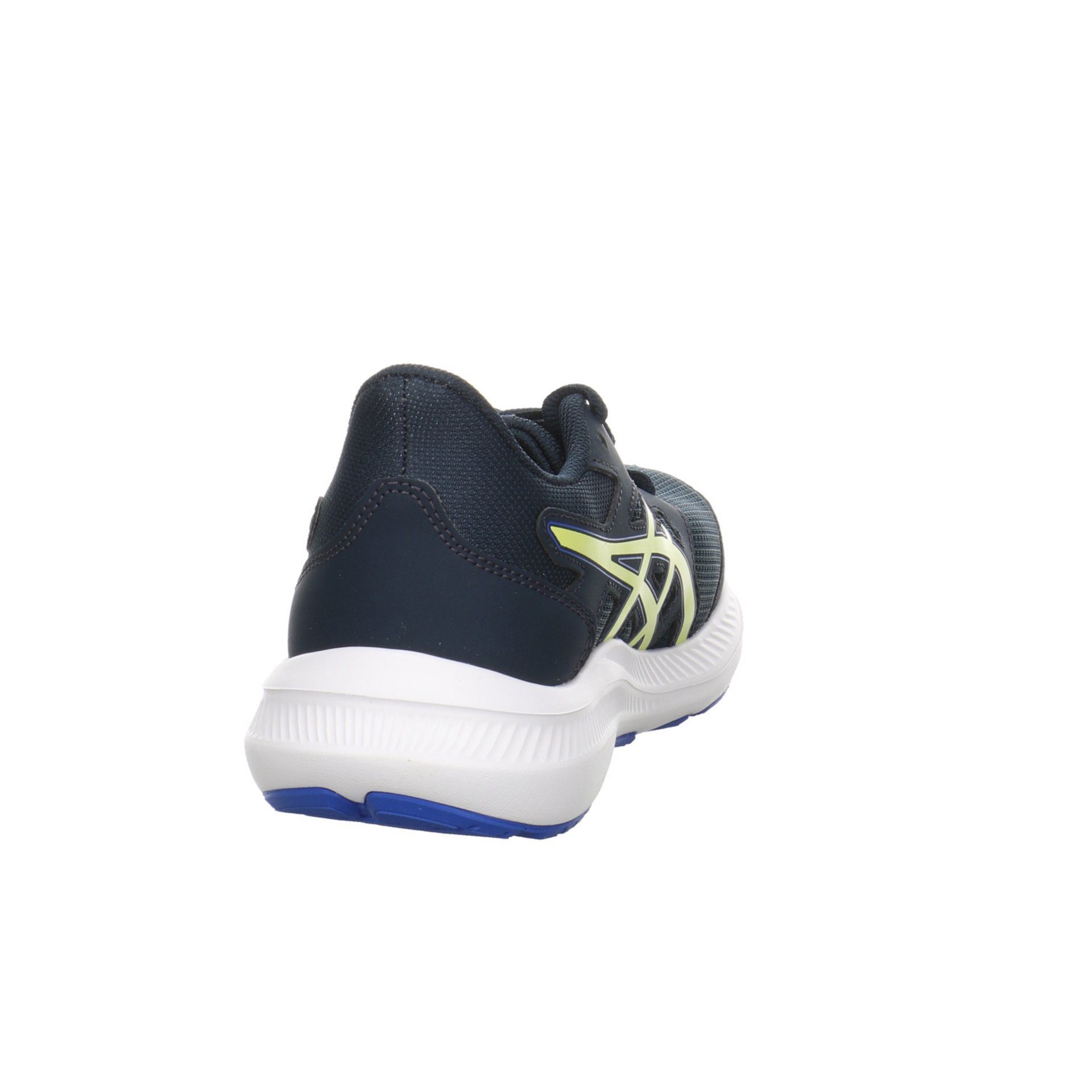 Mädchen Synthetikkombination Schuhe BLUE/GLOW YEL Sneaker 4 Sneaker GS Sportschuh Jolt Asics FRENCH