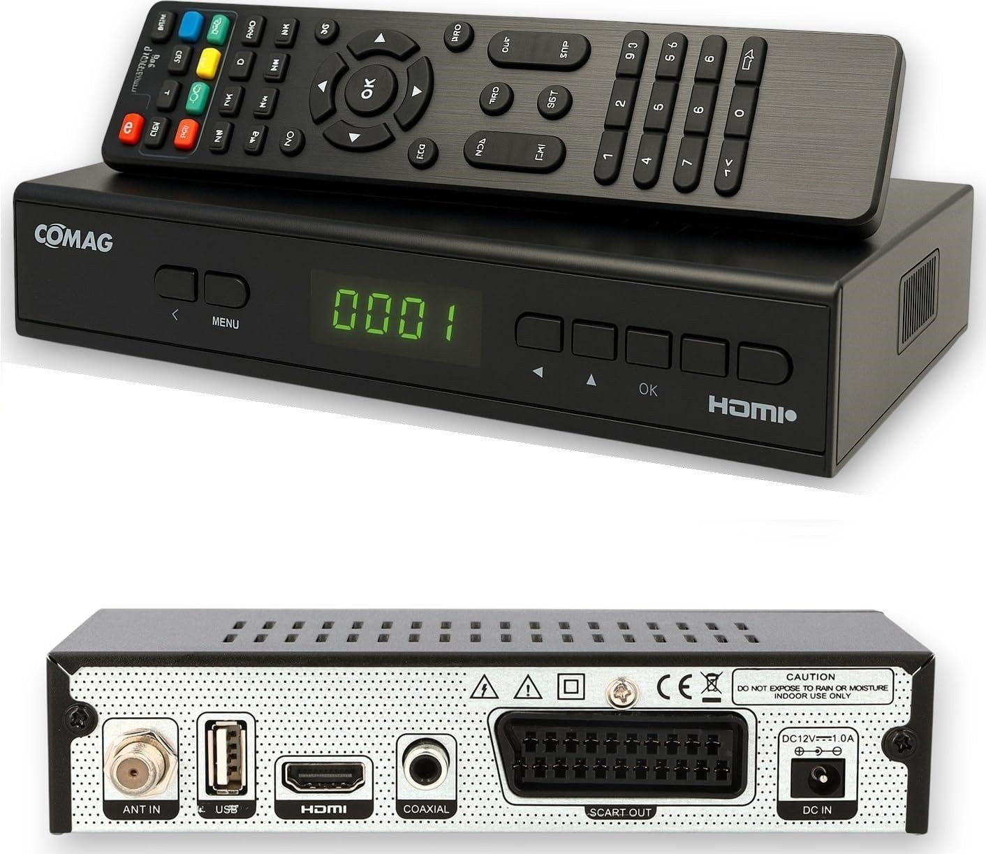 Comag HD75 Digitaler HD Sat Receiver FULL HD HDTV DVB-S2 HDMI SCART USB Satellitenreceiver