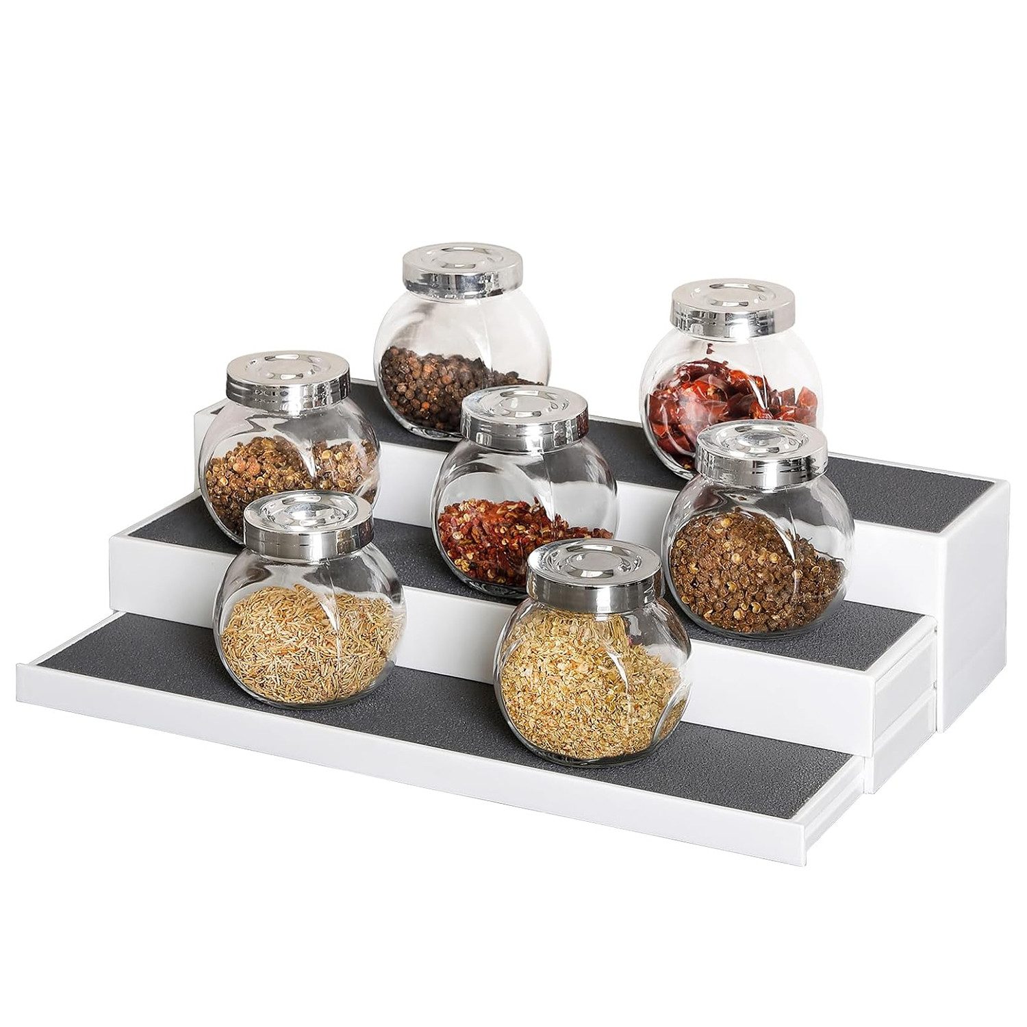 OSTWOLKE Küchenregal 3 Stufen Gewürzregal Schrank Podest Ordnungssystem aus günstig online kaufen