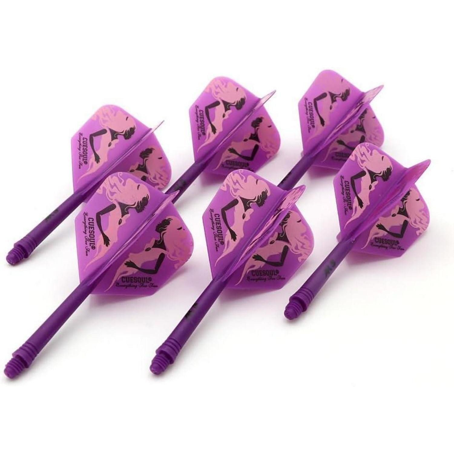LuxusKollektion Pfeilschaft Dartschäfte Universal 28mm Violett
