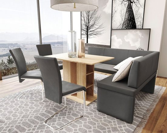 Homexperts Eckbankgruppe, (Set, 4tlg), Sitz und Rücken