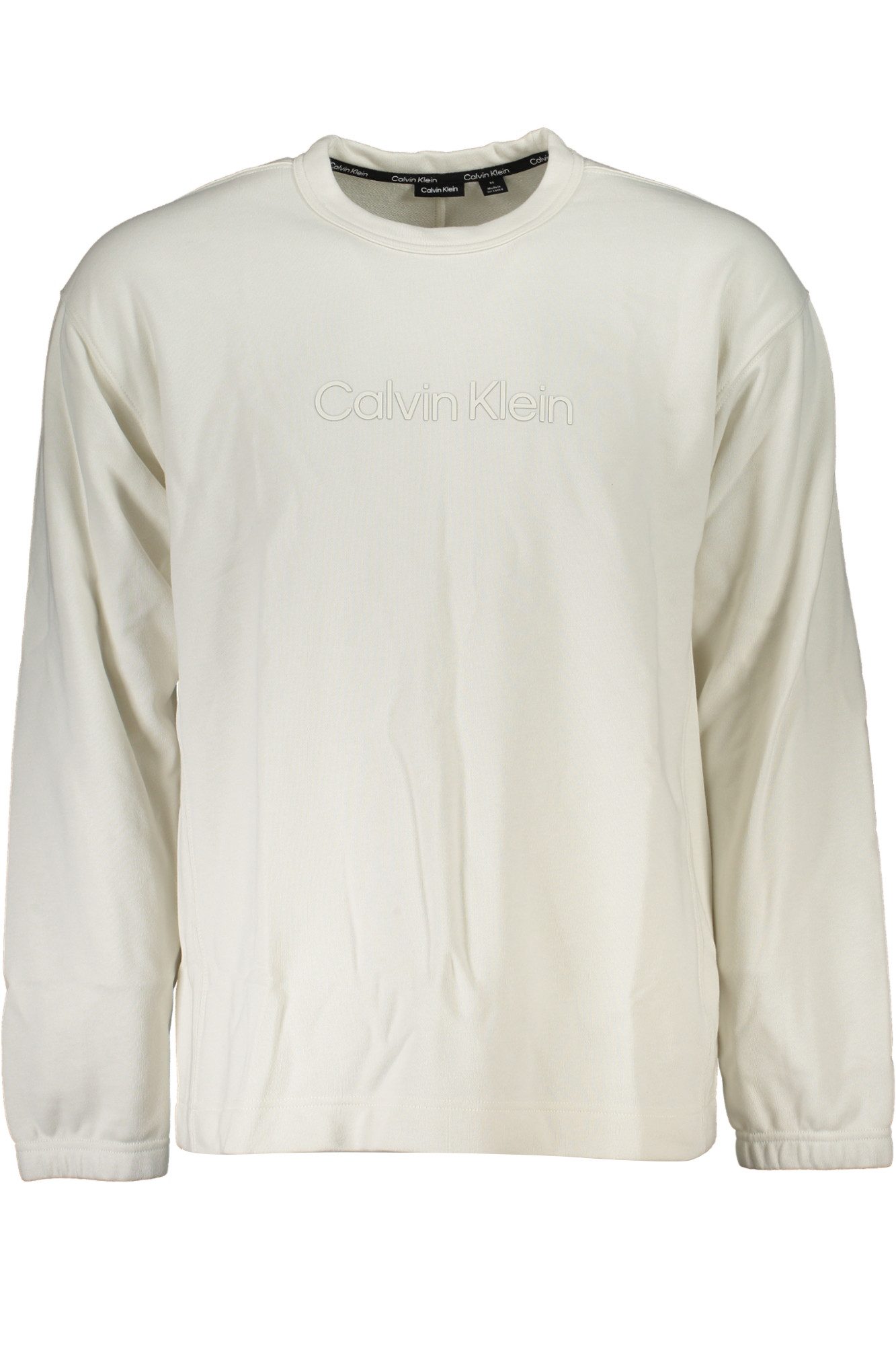 Calvin Klein Jeans Sweatshirt Herren Sweatshirt Weiß - Langarm, Angenehm