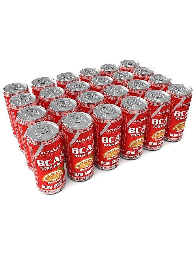 Activlab BCAA Xtra Drink 5000mg 24x330ml - Orange Flüssigkeit, 7920 ml, Flüssigkeit