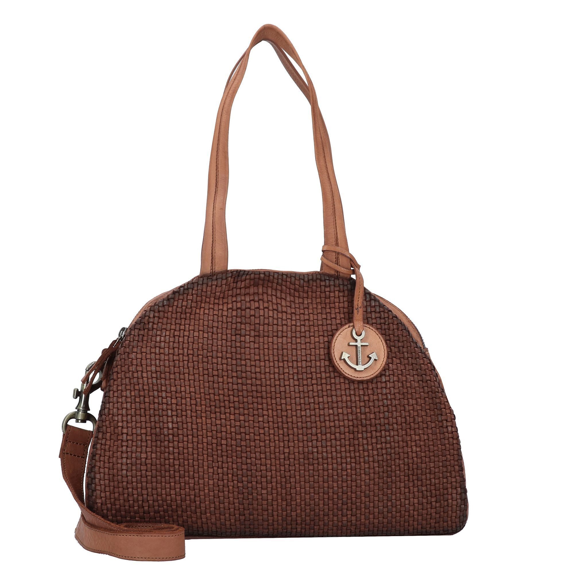 HARBOUR 2nd Schultertasche Soft Weaving, Leder
