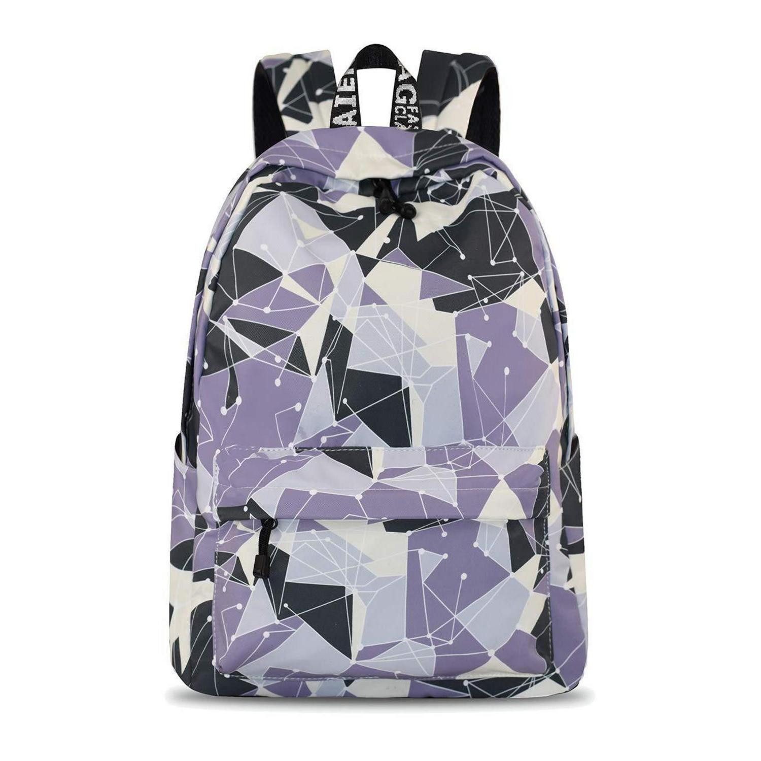 LuxusKollektion Schulrucksack Mädchen Schulrucksack Laptopfach Wasserdicht Geometrie